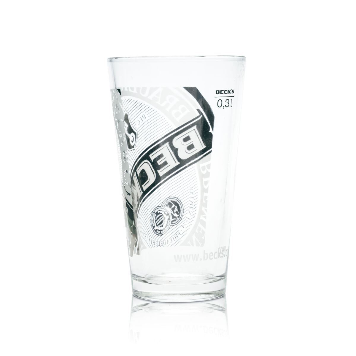 Becks Bierglas Sammlerglas 0,3l Willi Becher Bierpokal Pilsglas Sonderedition – Ansicht 2