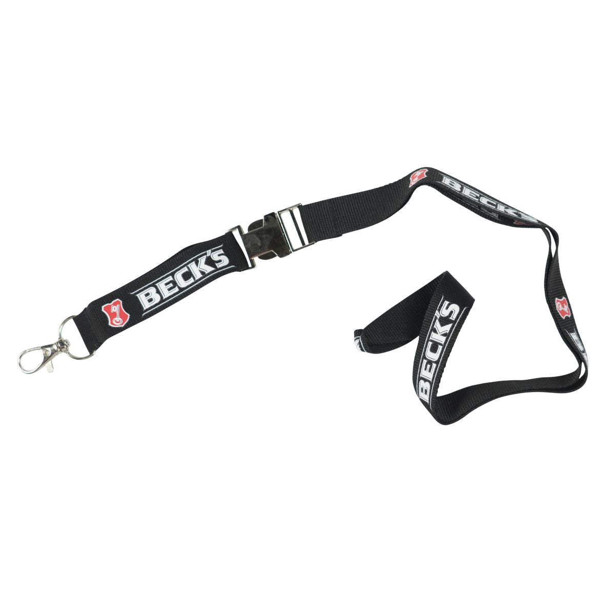 5x Becks Schlüsselbund Schlüsselband Kette Umhänger Accessoir Karabiner Anhänger – Ansicht 2