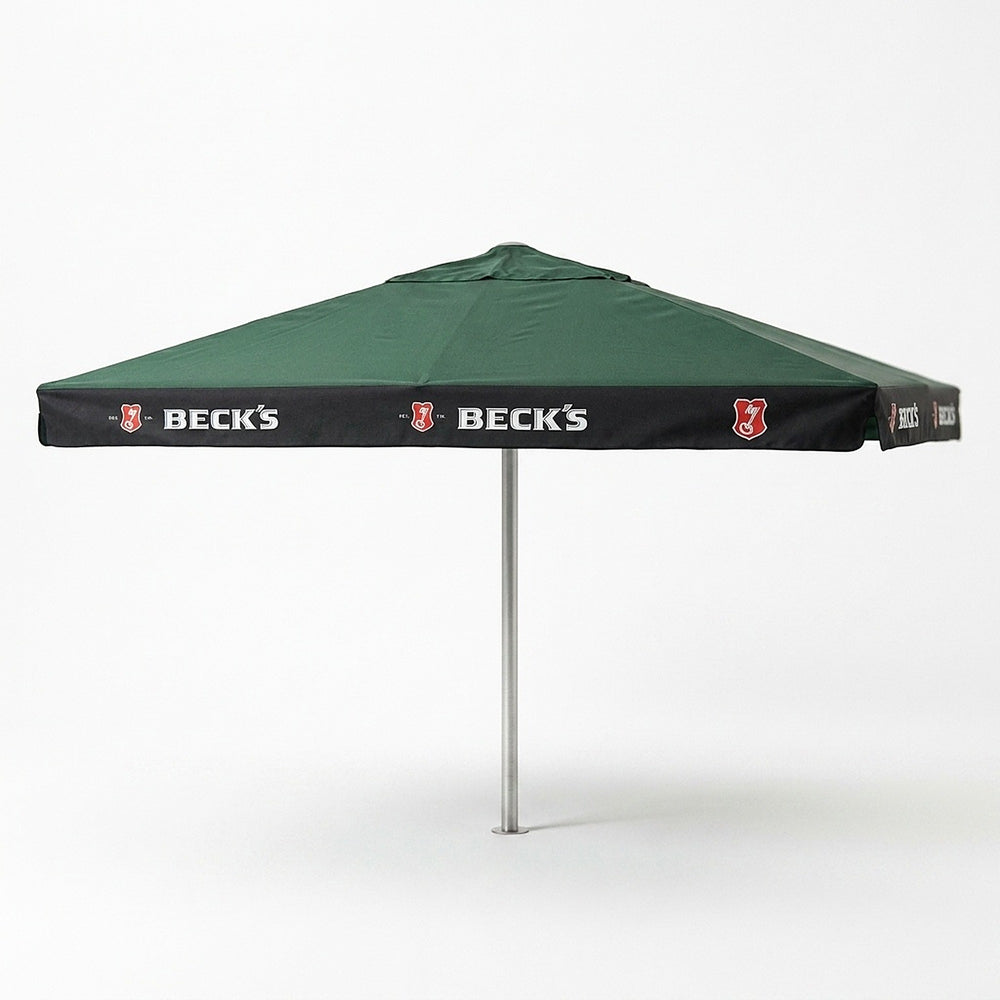 Becks Sonnenschirm 4x4m Brauerei Gastro Biergarten Schirm