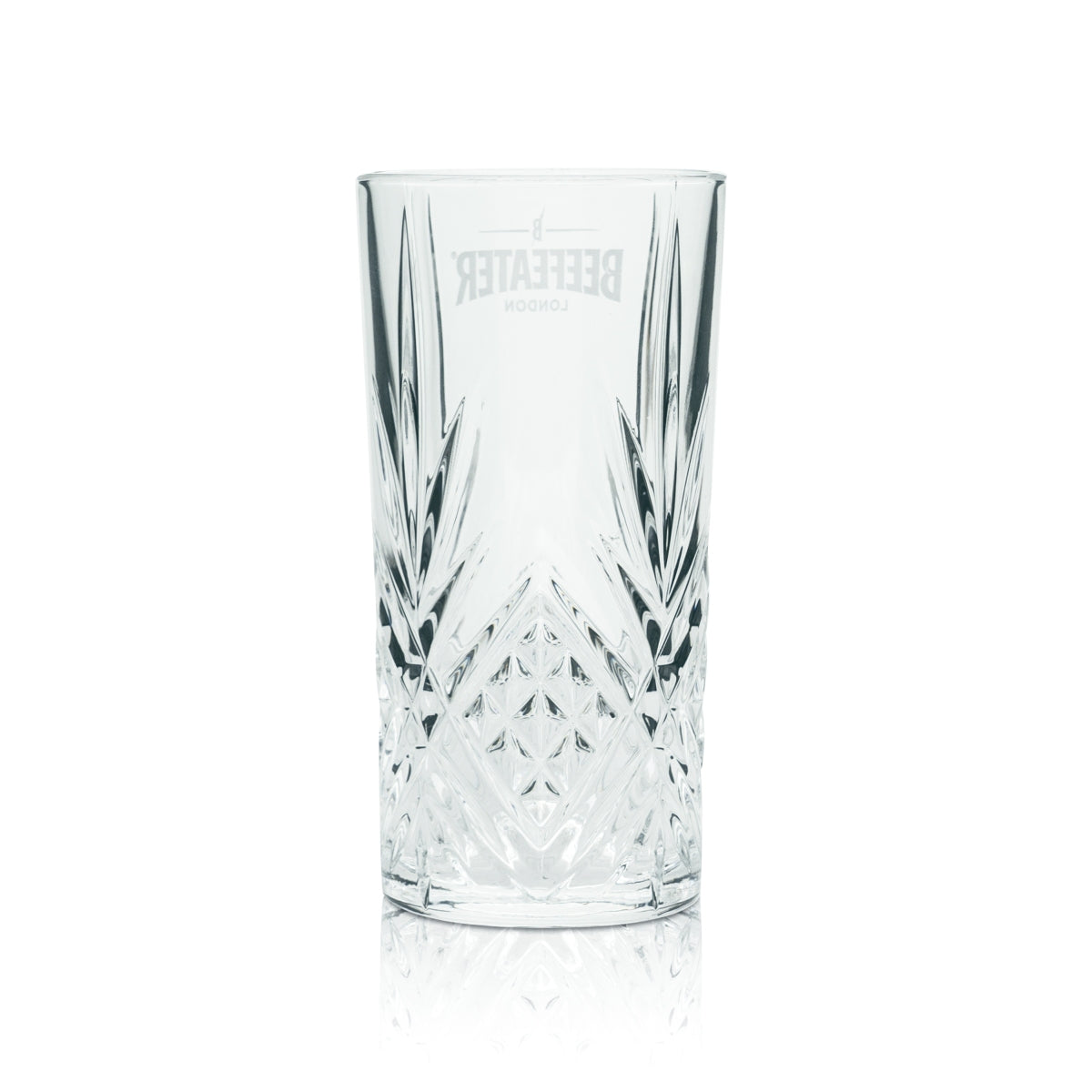 Beefeater Gin Glas 0,3l Longdrink Relief Gläser Cocktail Kontur Kristall Gastro – Ansicht 2