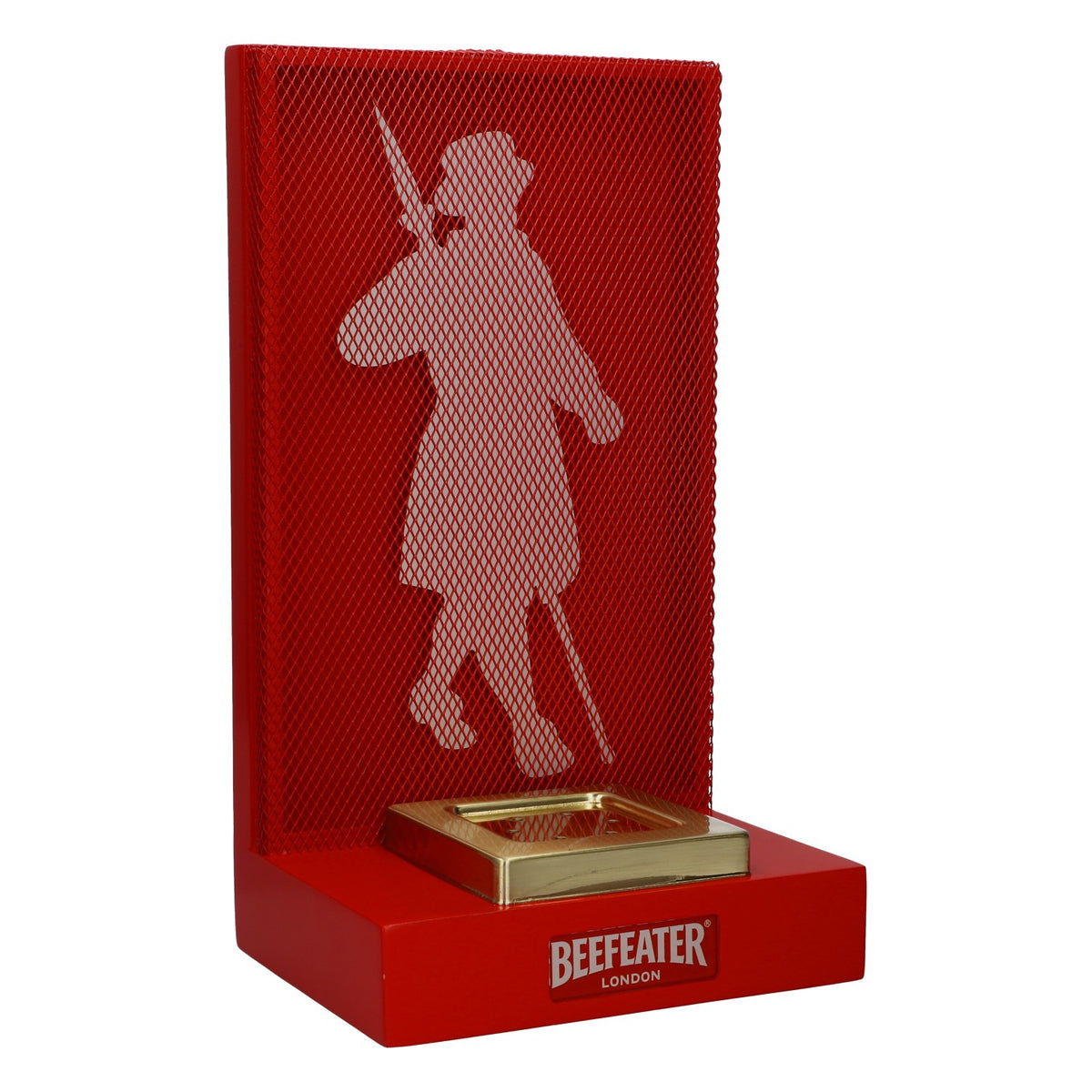 Beefeater Gin Glorifier LED Flaschen Display Alugitter Akku Netzteil