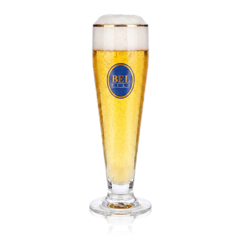 Bel Bier Glas 0,25l Pokal Pils Goldrand Ritzenhoff