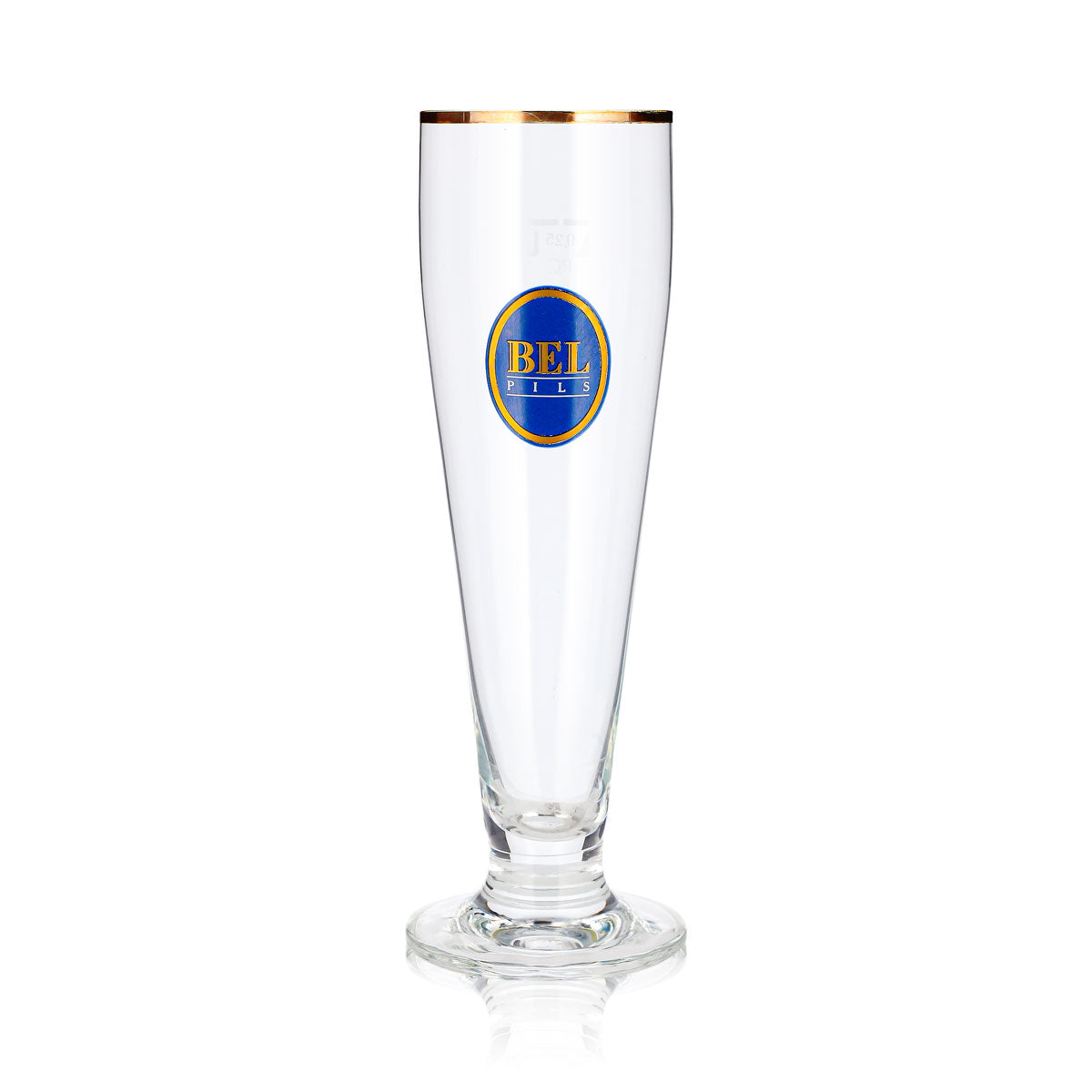 Bel Bier Glas 0,25l Pokal Pils Goldrand Ritzenhoff – Ansicht 2