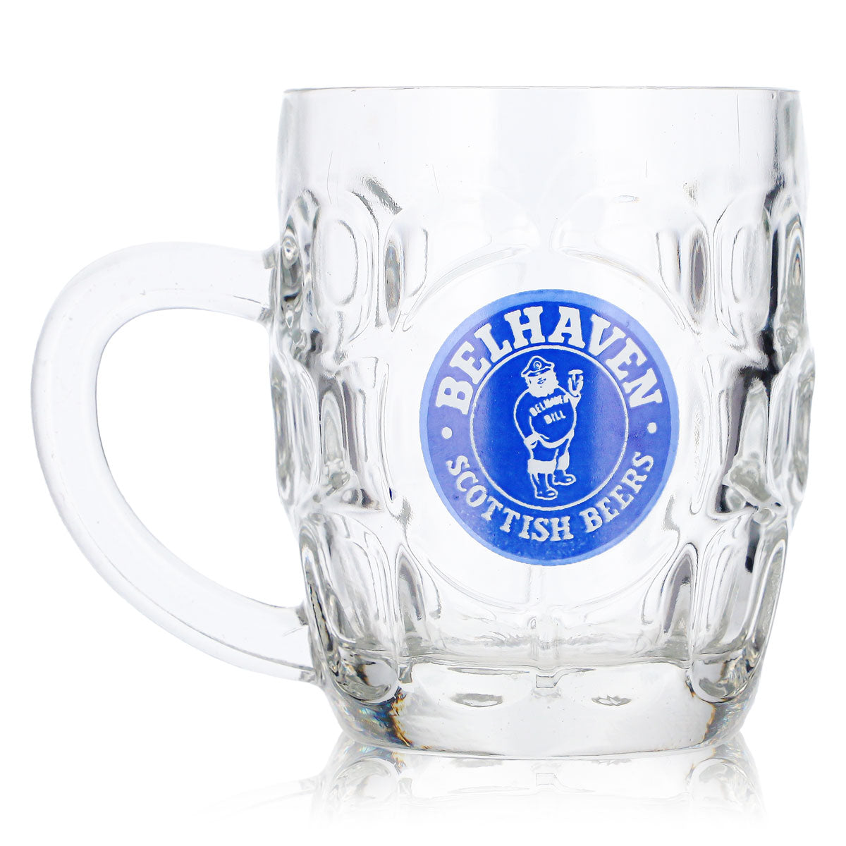 Belhaven Bier Glas 0,3l Krug Scottish Beers Relief – Ansicht 2