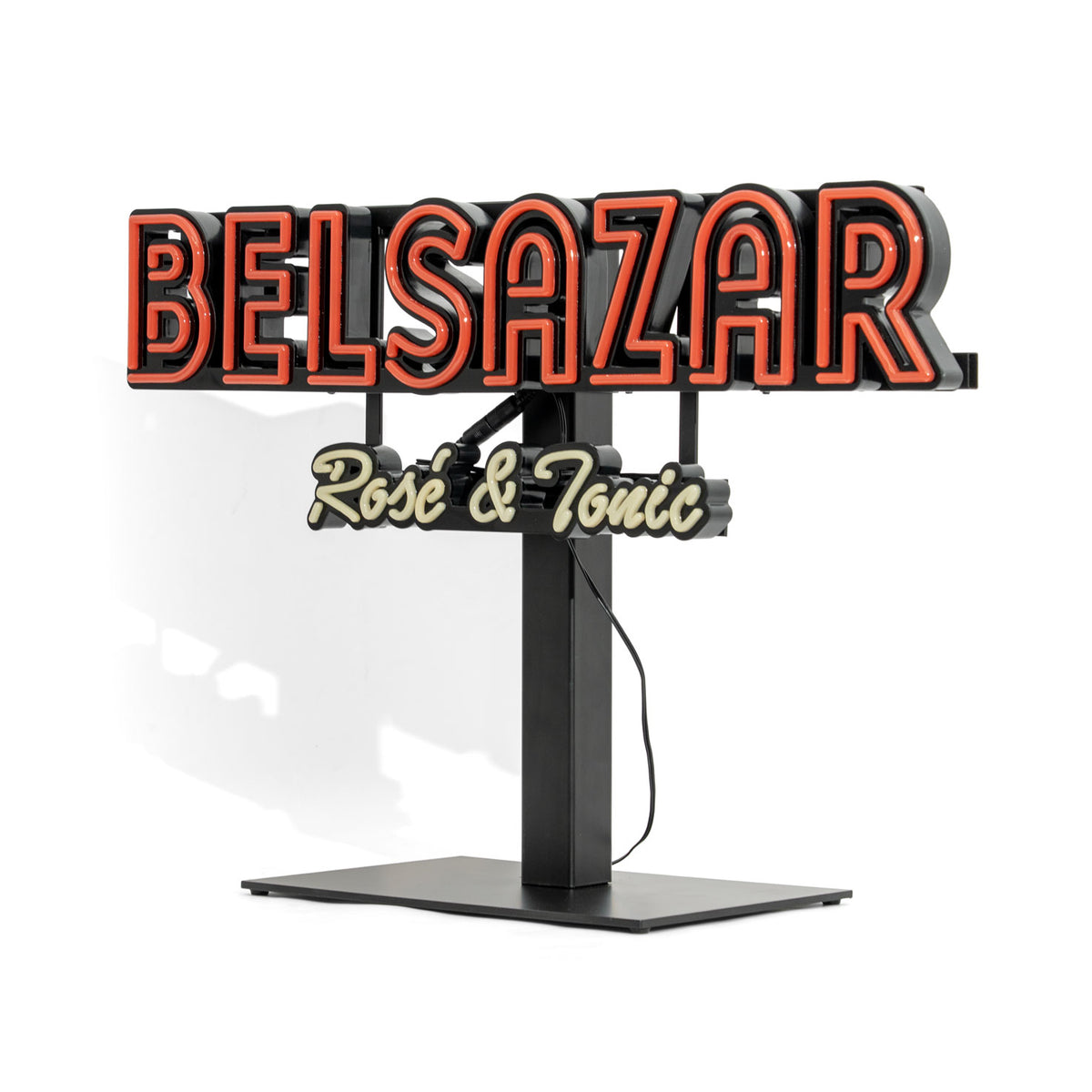 Belsazar Leuchtreklame Luminated LED Neon Wallsign Rose & Tonic Bardeko Merch – Ansicht 4