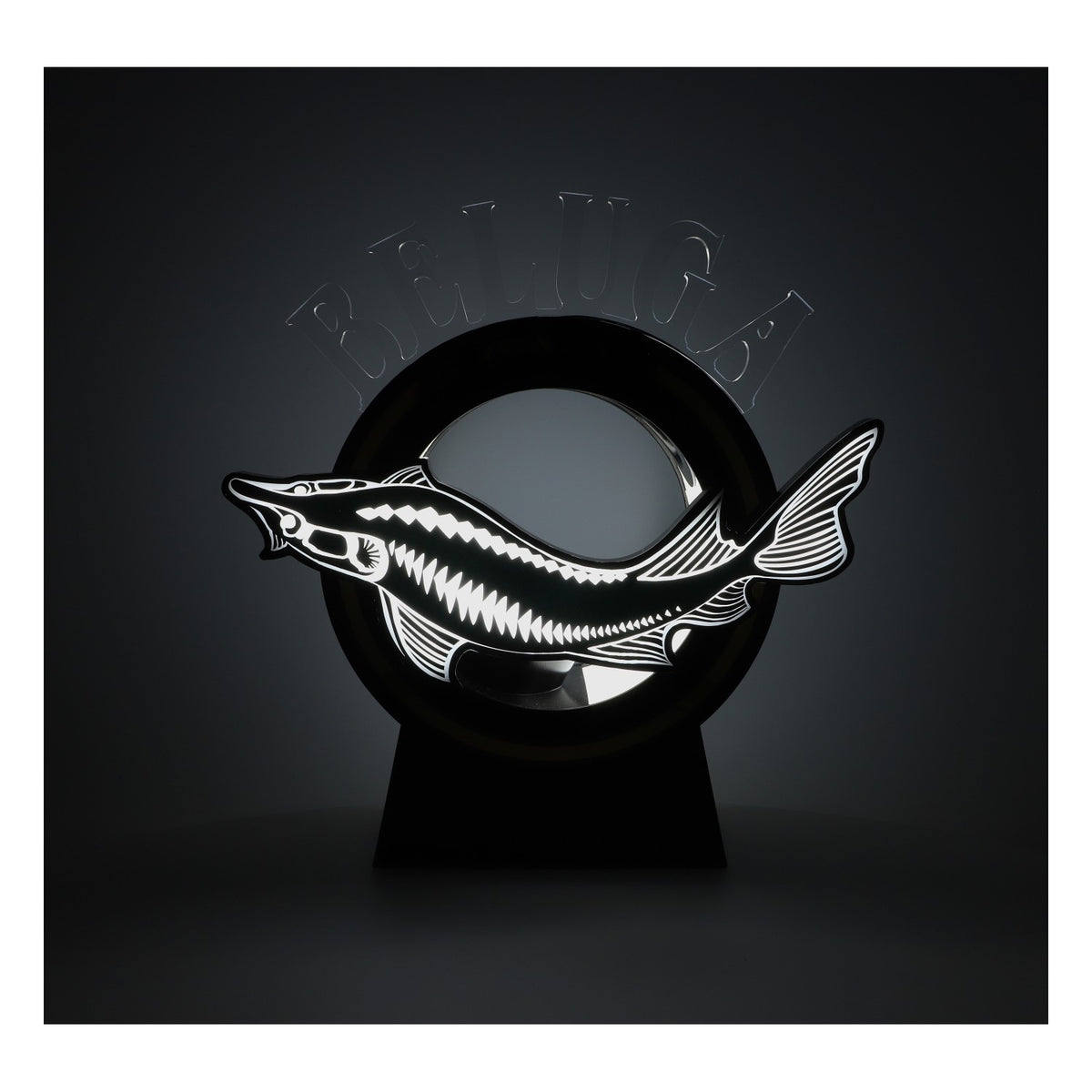 Beluga Vodka LED Glorifier Flaschen Display Leuchtreklame Aufsteller Akku – Ansicht 4