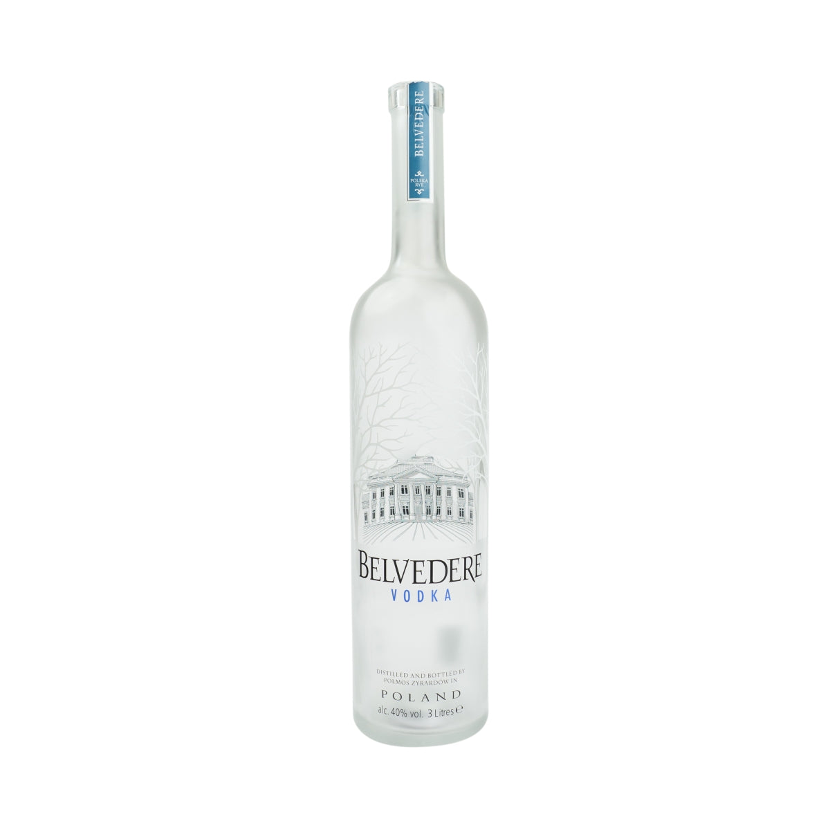 Belvedere Vodka 3l leere Flasche mit LED Deko Lampe Spardose Empty Bottle Bar