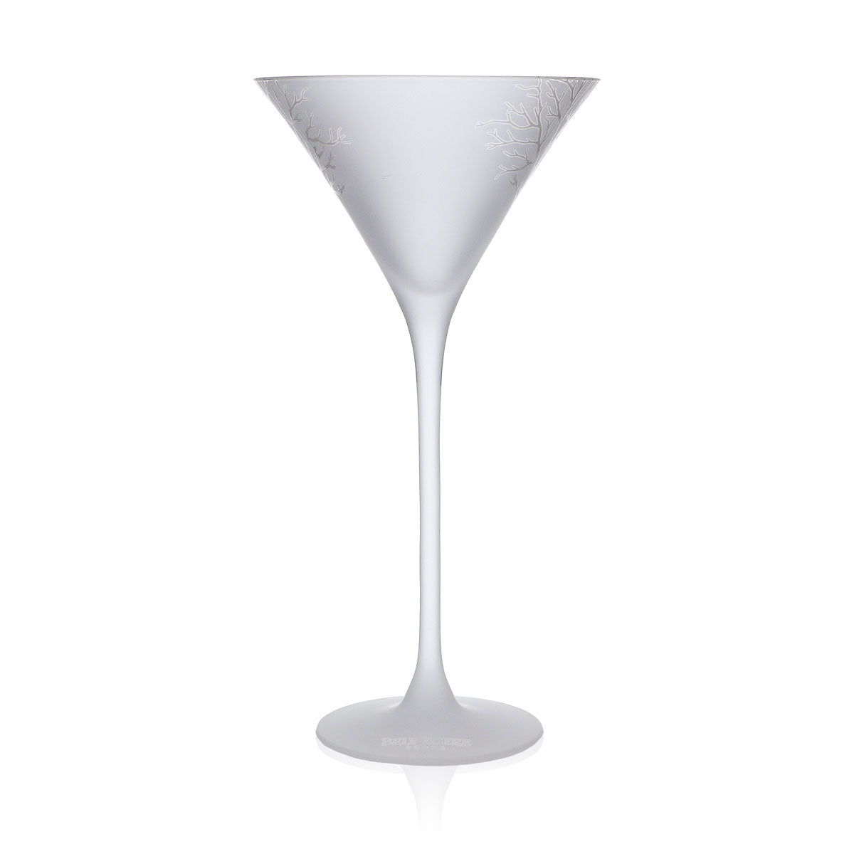 Belvedere Vodka Cocktailglas Vodkaglas Gläser Baumsignatur weiß satiniert – Ansicht 5