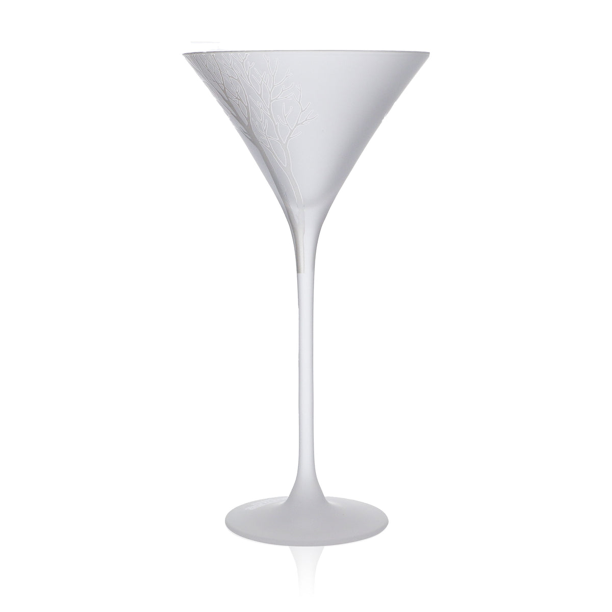 Belvedere Vodka Cocktailglas Vodkaglas Gläser Baumsignatur weiß satiniert – Ansicht 7