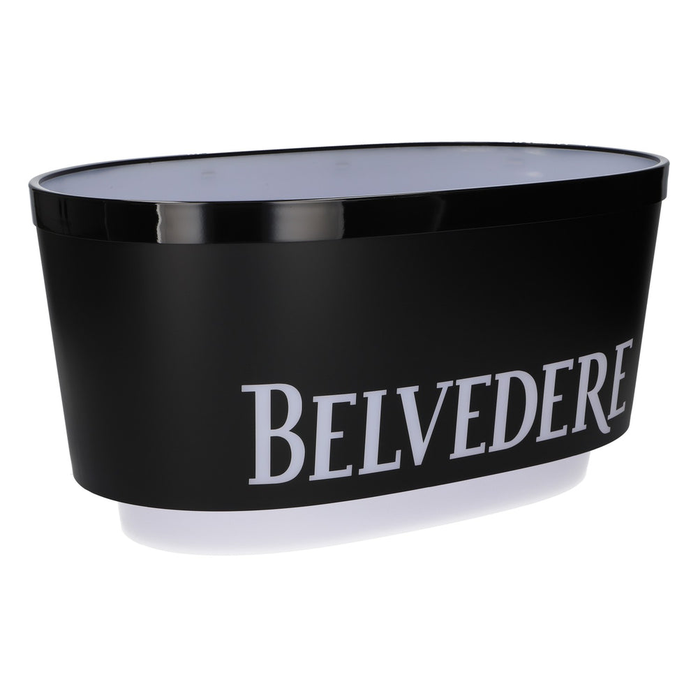 Belvedere Vodka Flaschenkühler XL Eiswürfelbox Schwarz