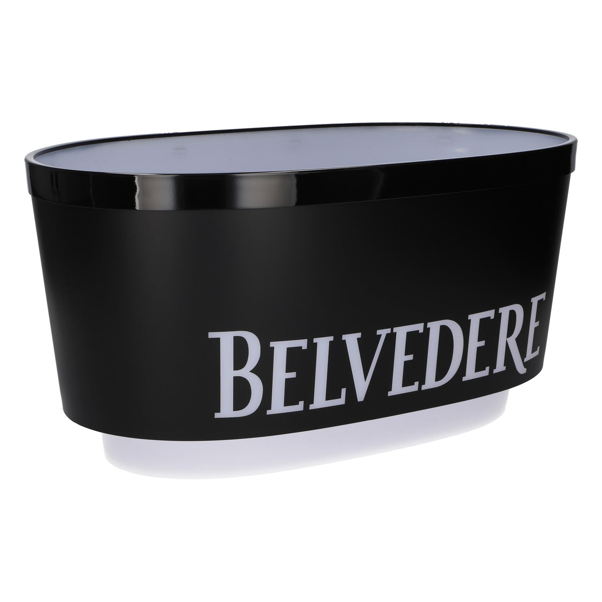 Belvedere Vodka Flaschenkühler XL Eiswürfelbox Schwarz