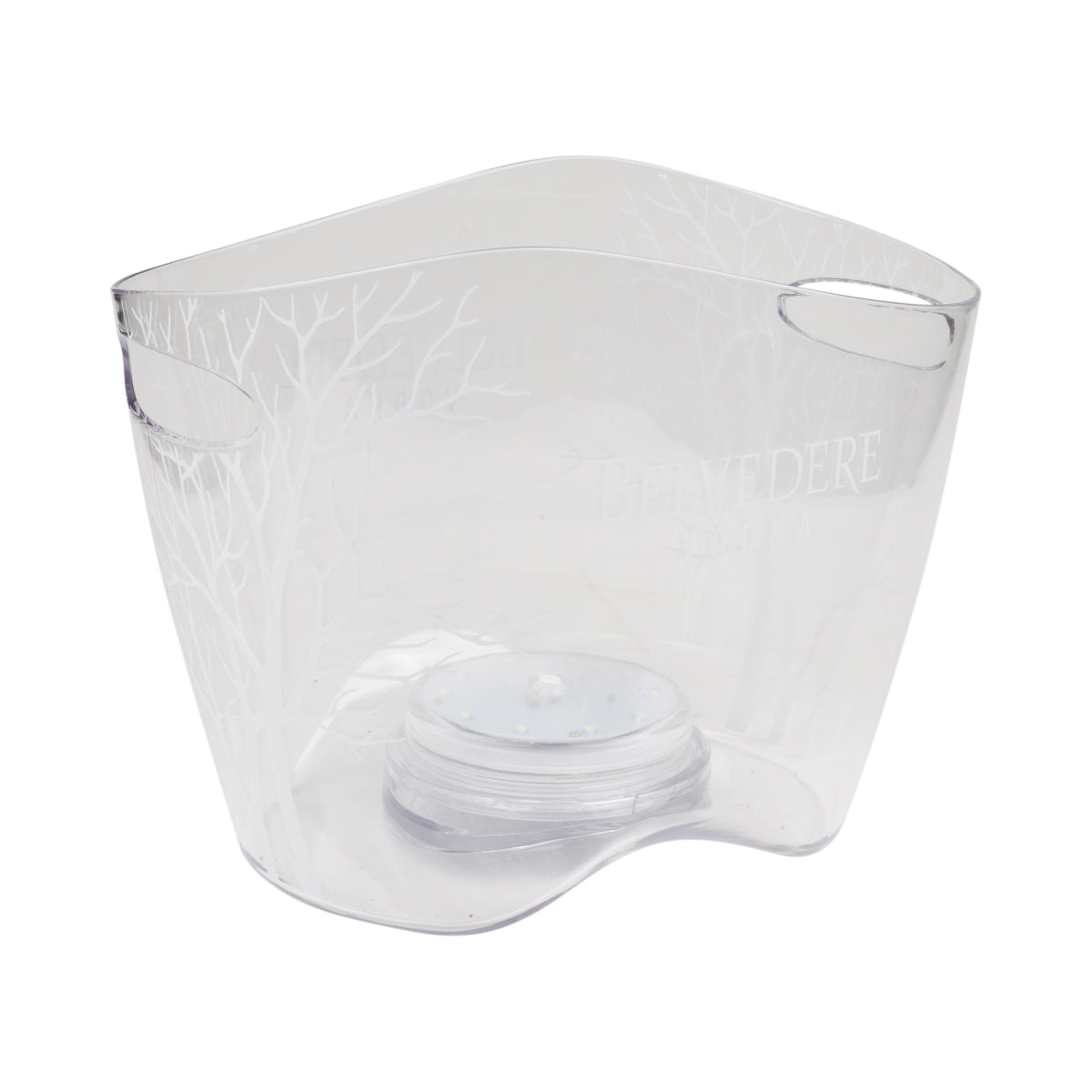 Belvedere Vodka Kühler LED Licht Flaschen Eiswürfel Box Behälter Cooler Display