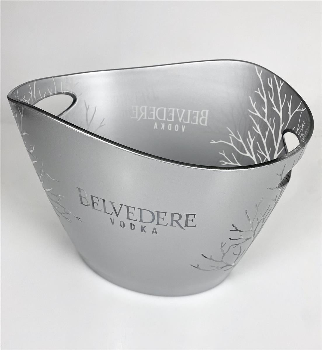 Belvedere Vodka LED Akku Flaschenkühler Eiswürfelbehälter Single silber – Ansicht 6
