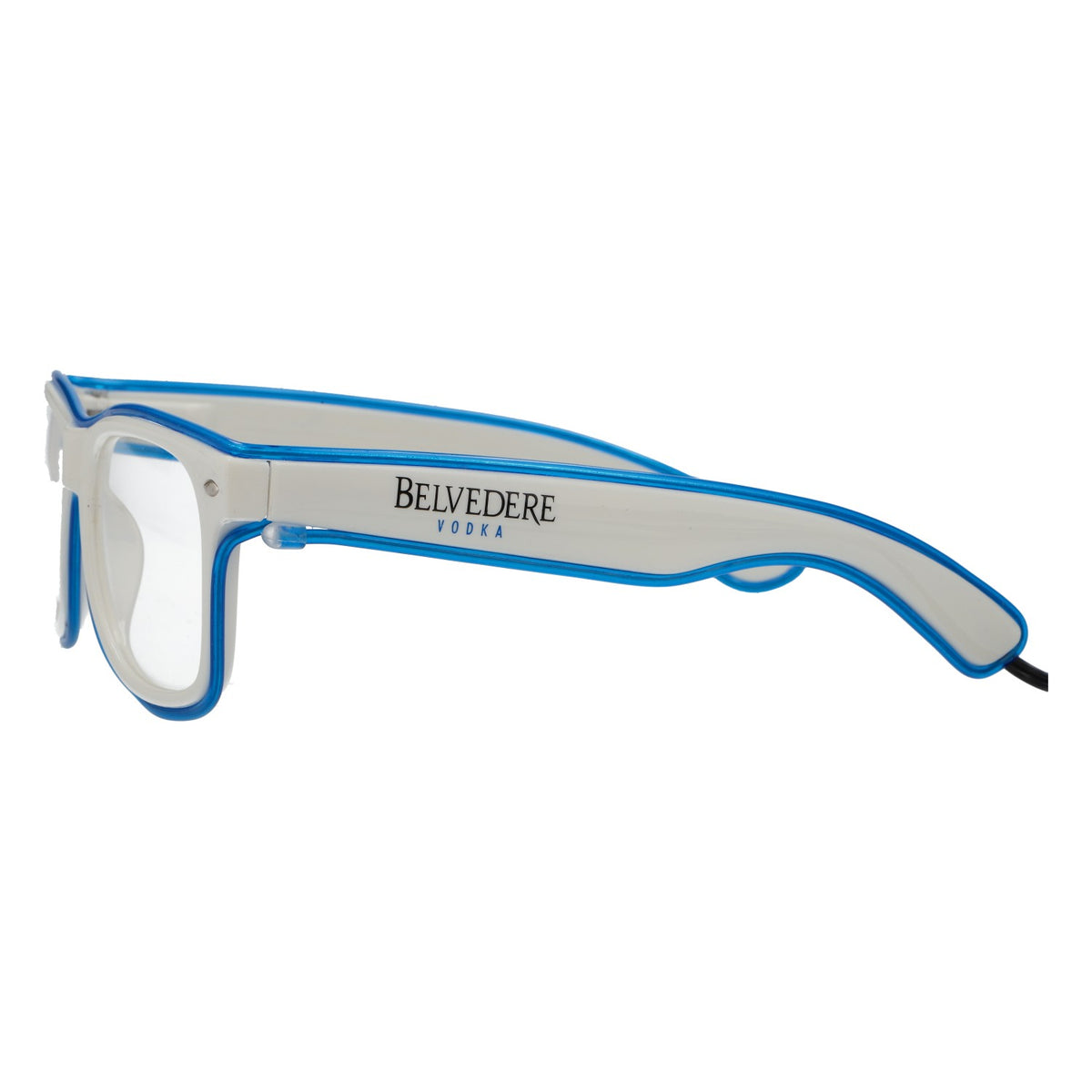 Belvedere Vodka LED Brille Sonnenbrille Partybrille Mallbrille blauer Rahmen – Ansicht 2