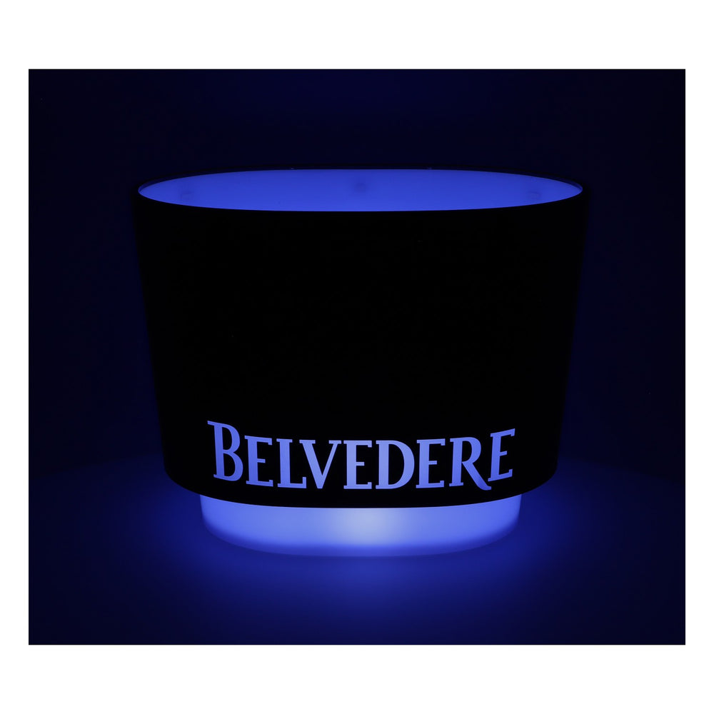 Belvedere Vodka LED Flaschenkühler Icecube Batteriebetrieben schwarz