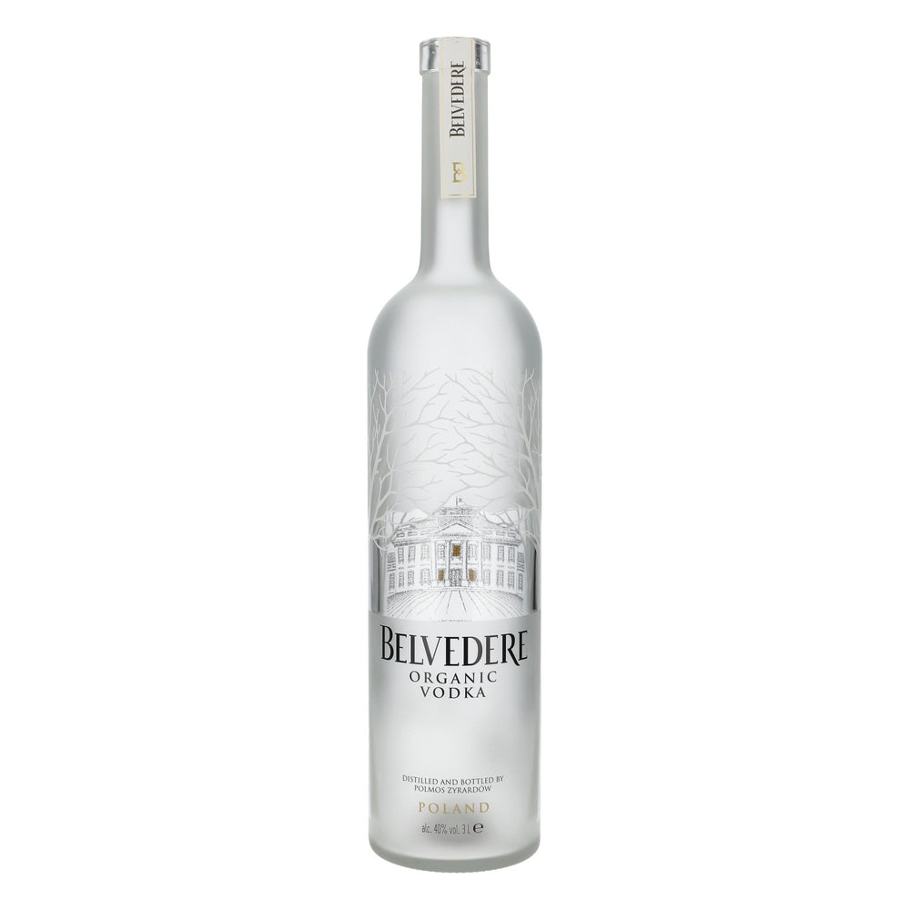 Belvedere Vodka Showflasche 3l Leere Flasche Organic Vodka mit LED gebraucht