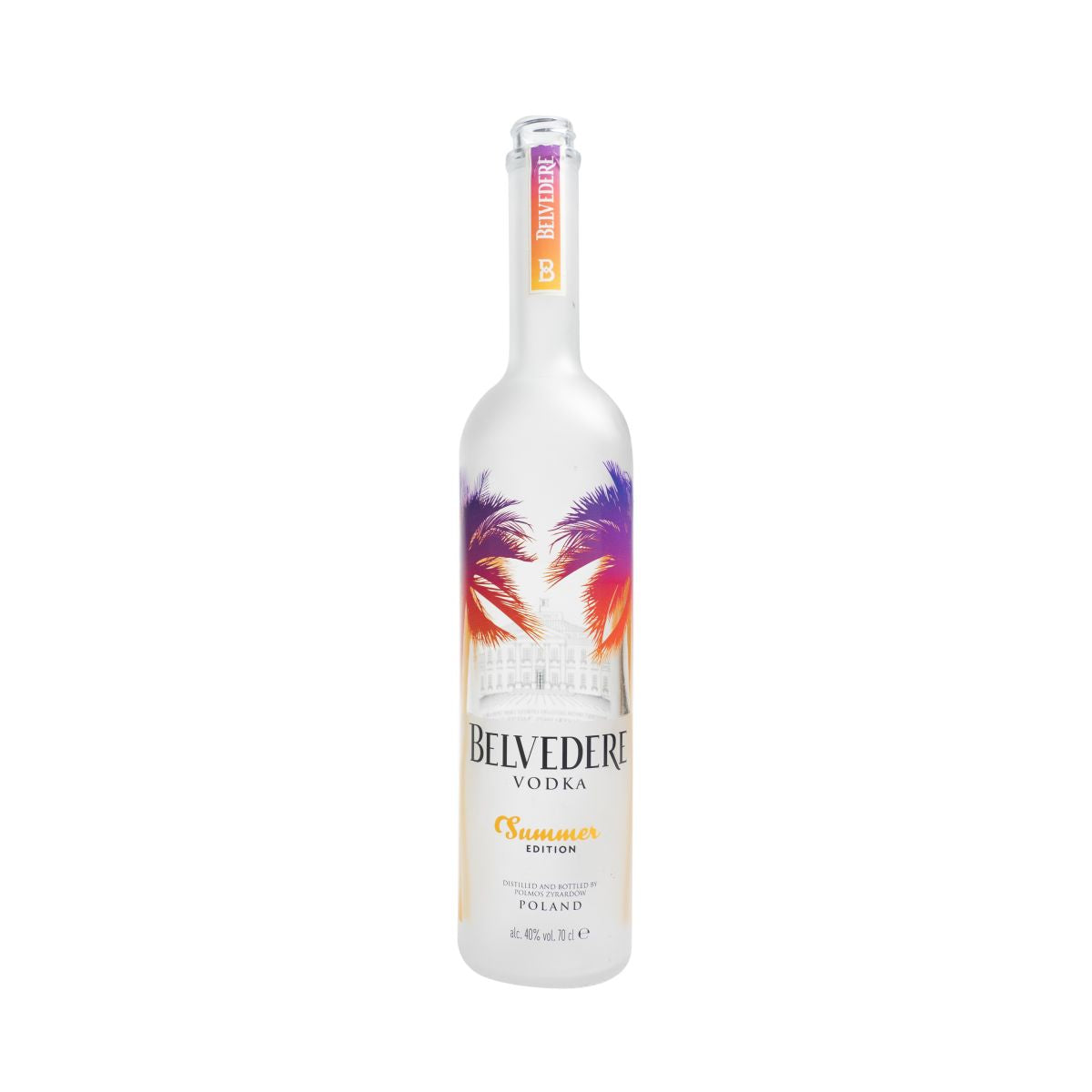 Belvedere Vodka Showflasche LEER 0,7l Summer Edition Gerbaucht Deko Dummy