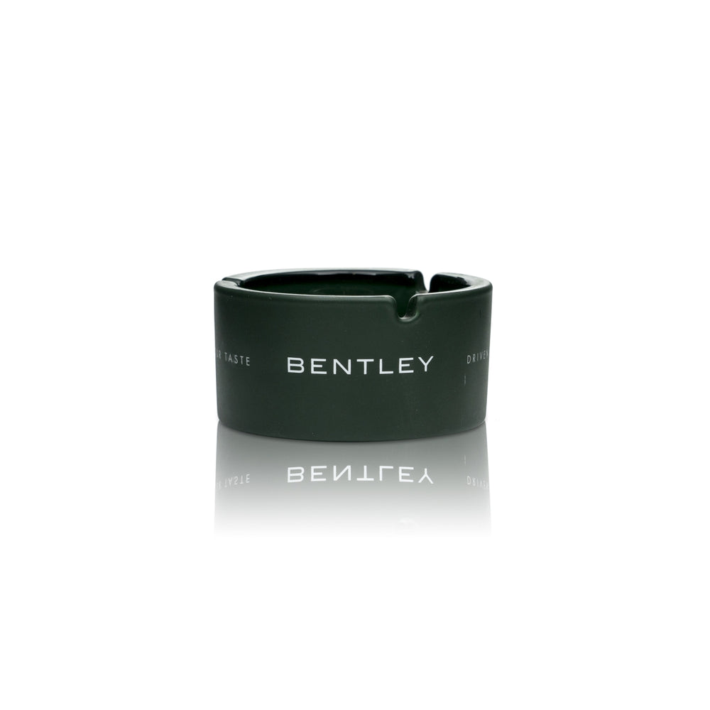 Bentley Aschenbecher Glas Grün Zigaretten Ascher Zigarren Auto Sammler Garten