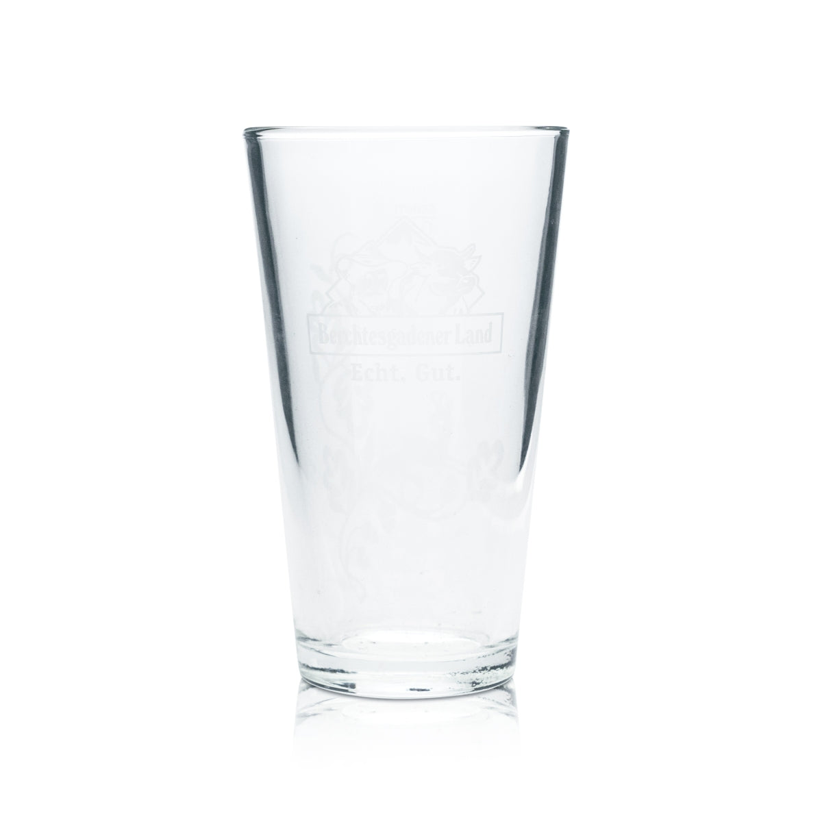 Berchtesgadener Milch Glas 0,3l Becher Gläser Land Bauern Gastro Wasser Saft Bar