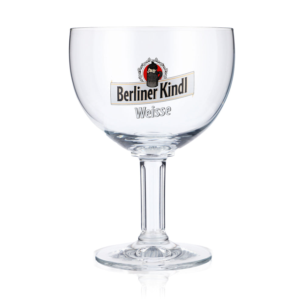 Berliner Kindl Bier Glas Gläser 0,3l Pokal weißer Schriftzug Ritzenhoff
