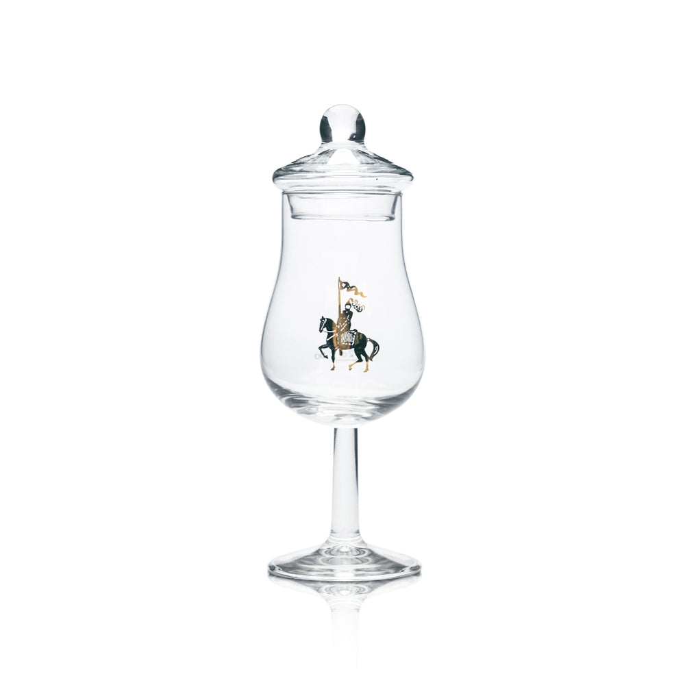 Bernard Massard Glas 4cl Nosing Tastin Wein Grappa Gläser Glasdeckel Luxembourg