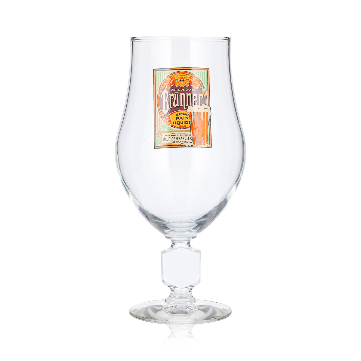 Bière de Santé Brunner Bier Glas 0,45l Pokal Durobor Echanson – Ansicht 2
