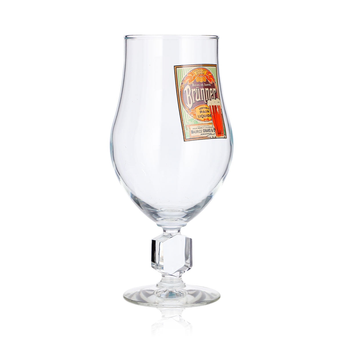 Bière de Santé Brunner Bier Glas 0,45l Pokal Durobor Echanson – Ansicht 3