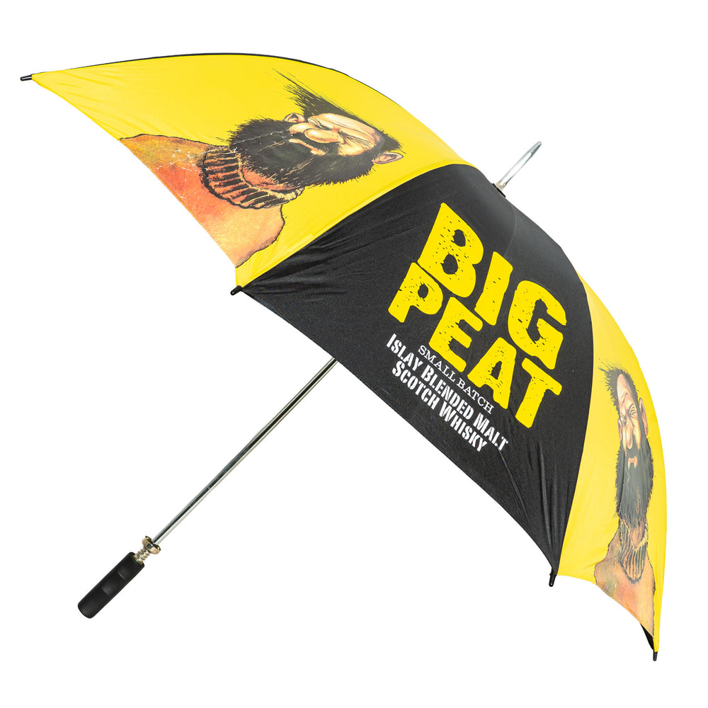 Big Peat Whiskey Glas Polstergriff schwarz/gelb Spannweite 130cm Polyester