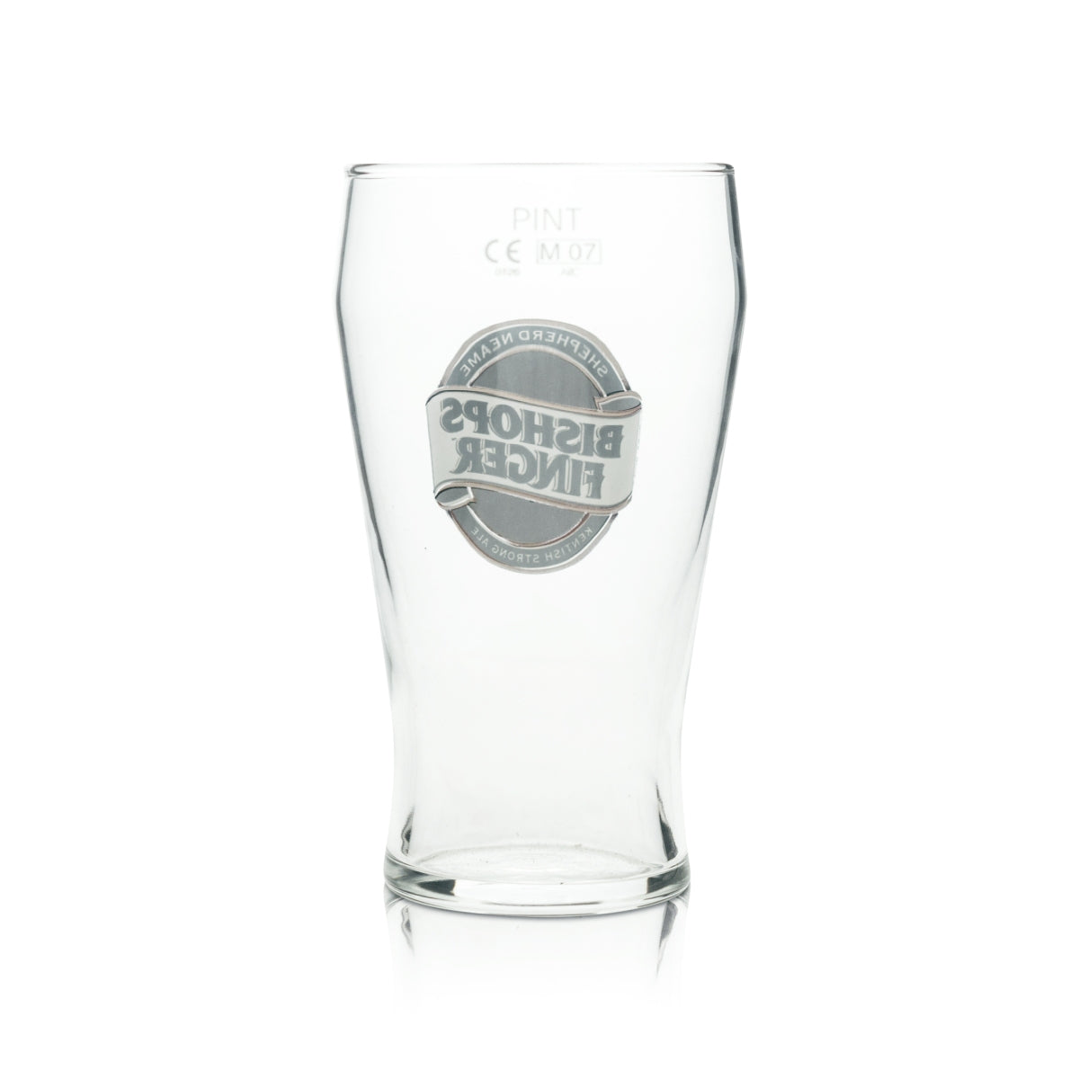 Bishops Finger Bier Glas 0,5l Becher Pint Shepherd Neame Gläser Beer Ale One – Ansicht 2
