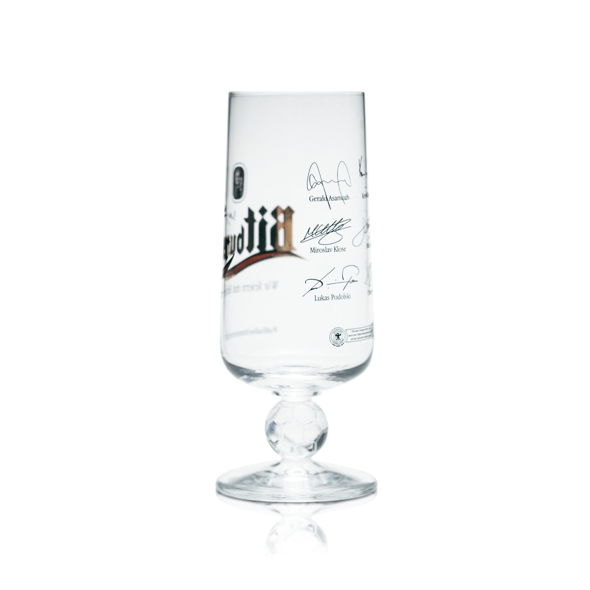 Bitburger Bier Glas 0,25l Pokal Tulpe WM 2006 Edition Sammler Gläser Deutschland – Ansicht 3