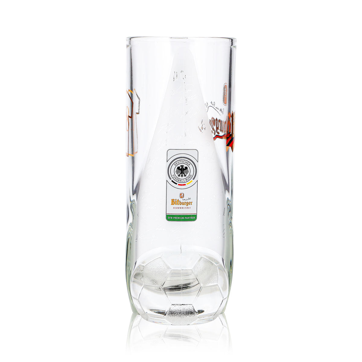 Bitburger Bier Glas 0,4l Krug DFB-Premium Alkoholfrei Trikotnummer 8 – Ansicht 4