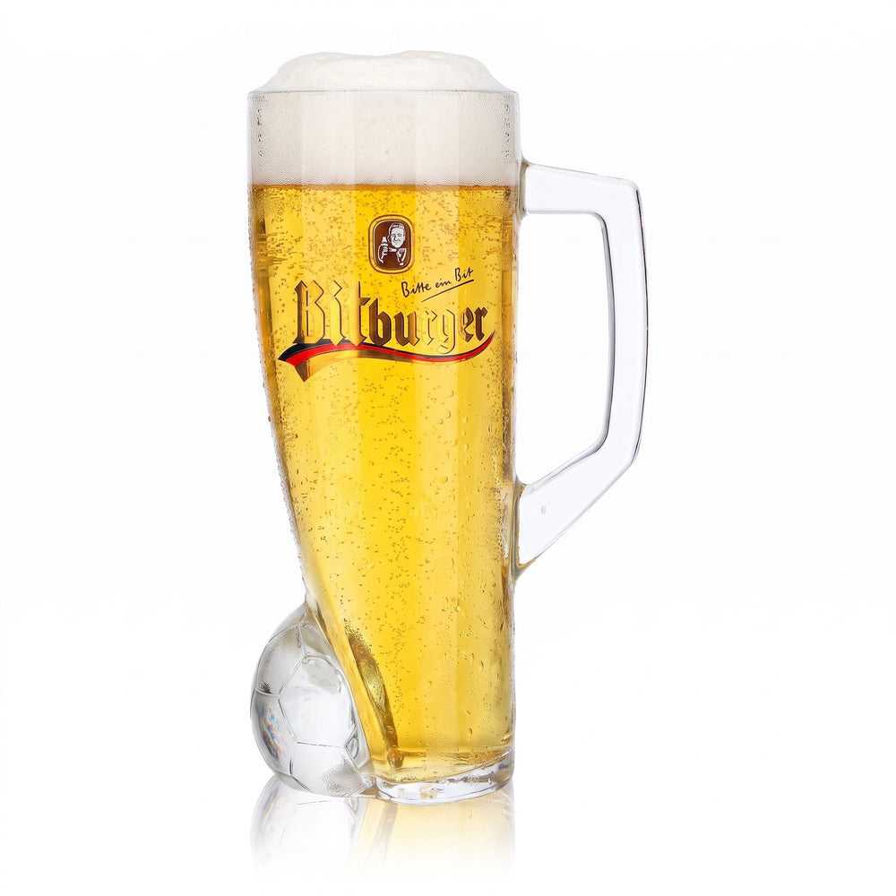 Bitburger Bier Glas 0,4l Krug DFB-Premium Alkoholfrei Trikotnummer 7