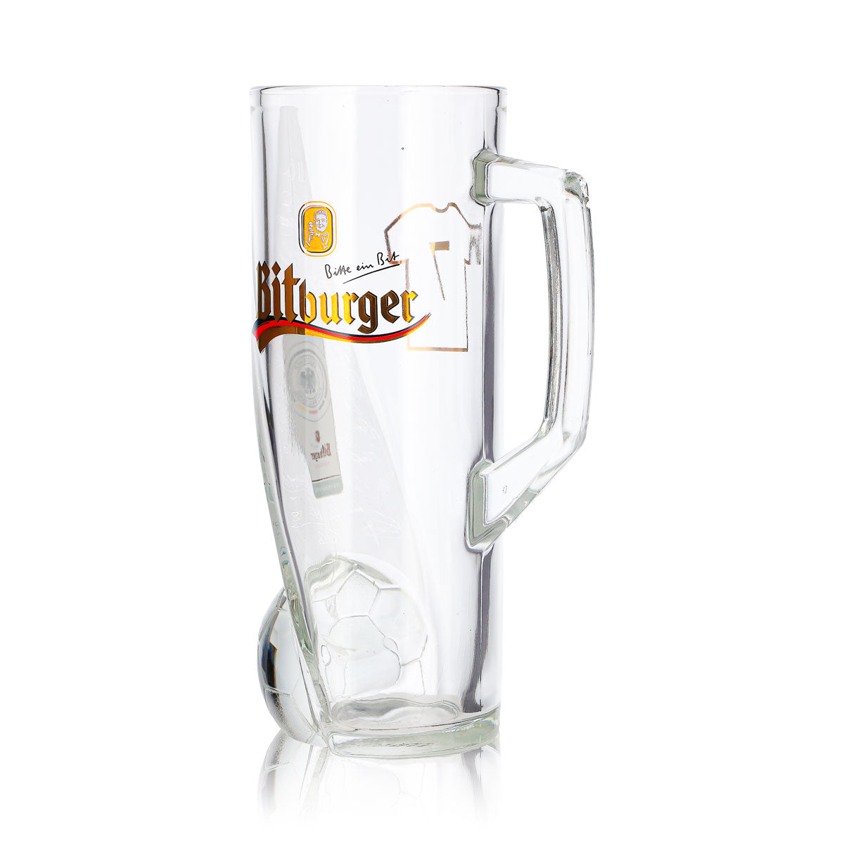 Bitburger Bier Glas 0,4l Krug DFB-Premium Alkoholfrei Trikotnummer 7 – Ansicht 6