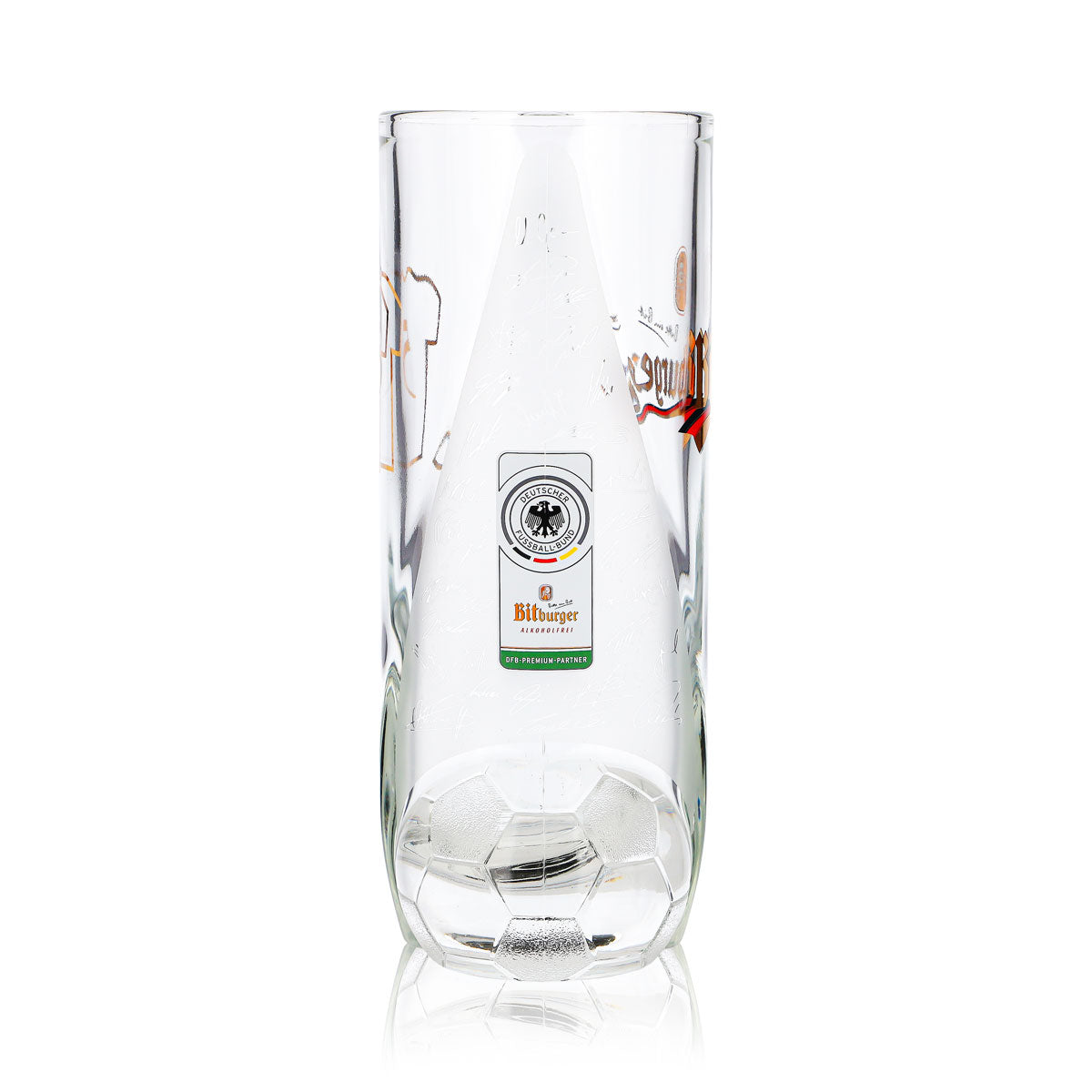 Bitburger Bier Glas 0,4l Krug DFB-Premium Alkoholfrei Trikotnummer 5 – Ansicht 4