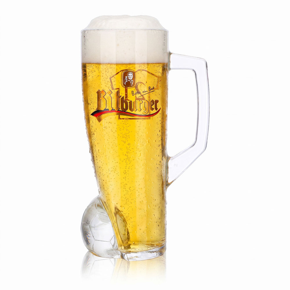 Bitburger Bier Glas 0,4l Krug DFB-Premium Alkoholfrei Trikotnummer 21