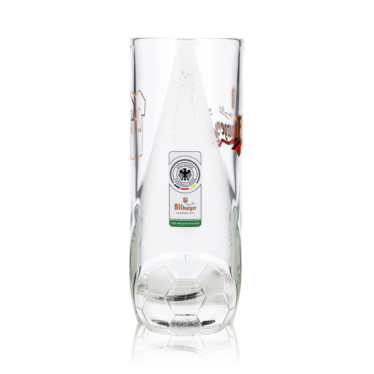 Bitburger Bier Glas 0,4l Krug DFB-Premium Alkoholfrei Trikotnummer 21 – Ansicht 4