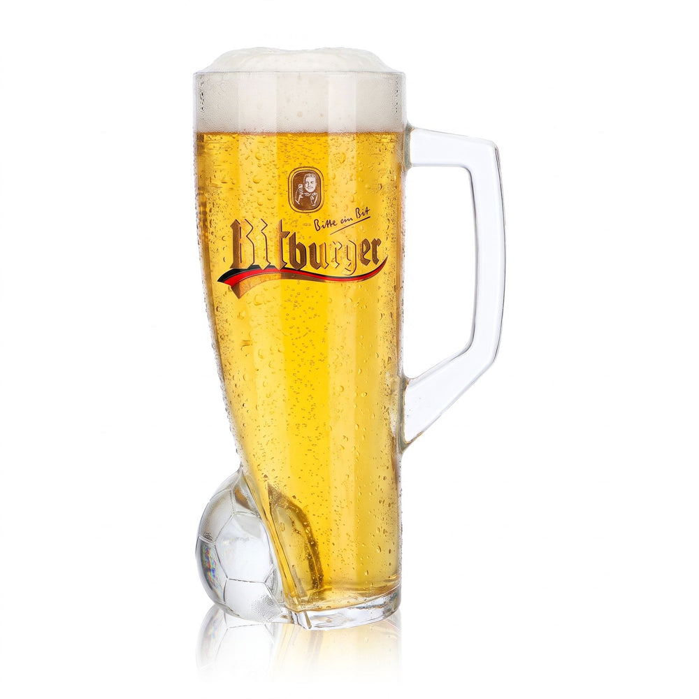 Bitburger Bier Glas 0,4l Krug DFB-Premium Alkoholfrei Trikotnummer 17