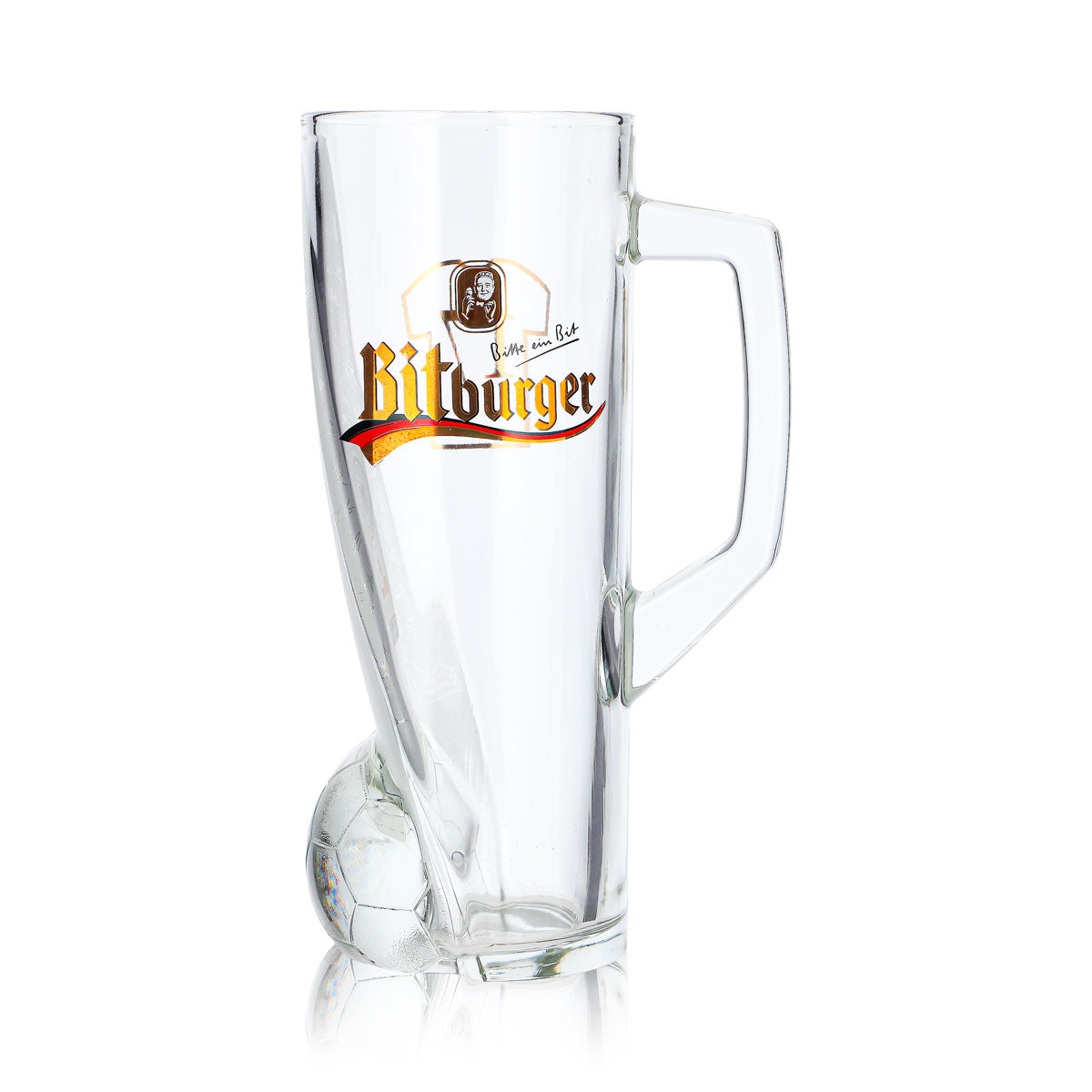 Bitburger Bier Glas 0,4l Krug DFB-Premium Alkoholfrei Trikotnummer 17 – Ansicht 2