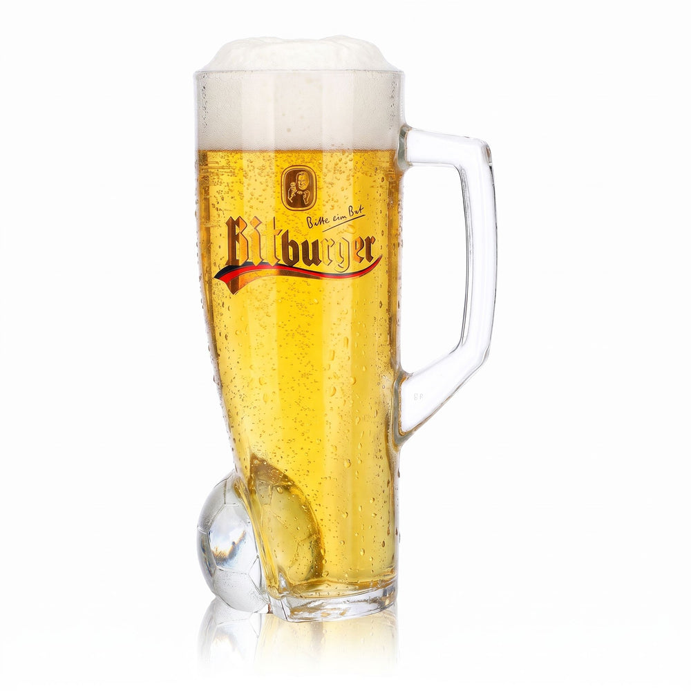Bitburger Bier Glas 0,4l Krug DFB-Premium Alkoholfrei Trikotnummer 10