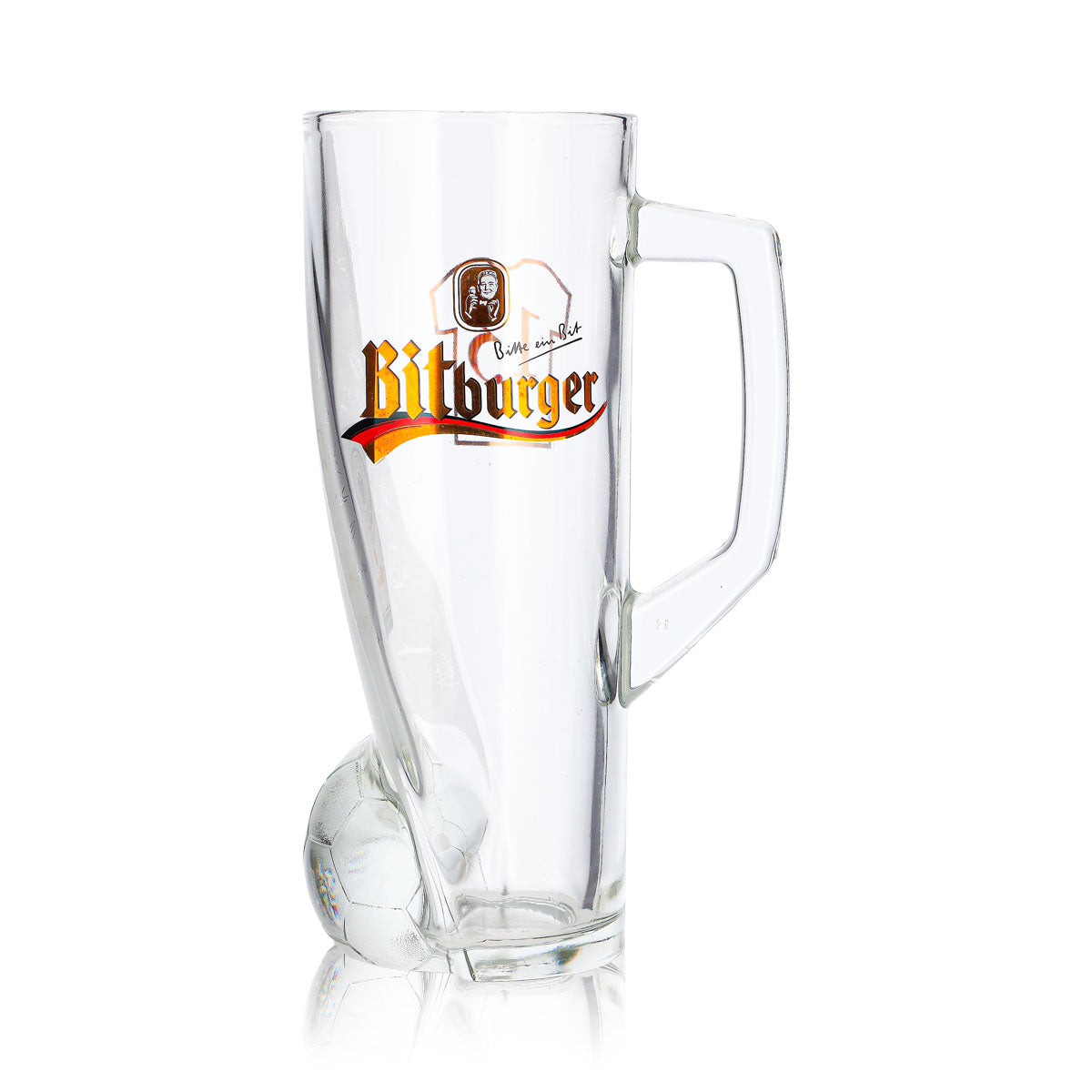 Bitburger Bier Glas 0,4l Krug DFB-Premium Alkoholfrei Trikotnummer 13 – Ansicht 2