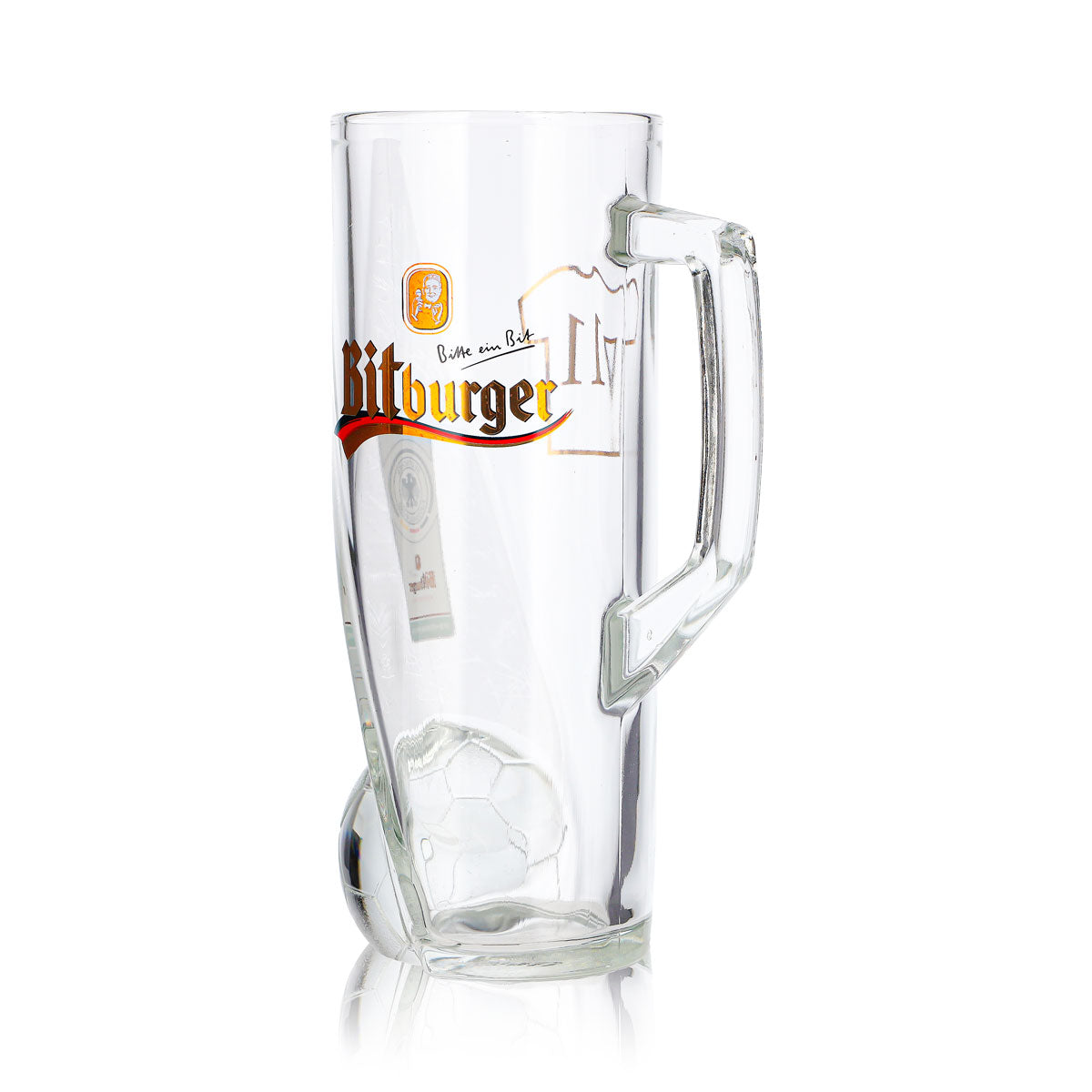 Bitburger Bier Glas 0,4l Krug DFB-Premium Alkoholfrei Trikotnummer 11 – Ansicht 6