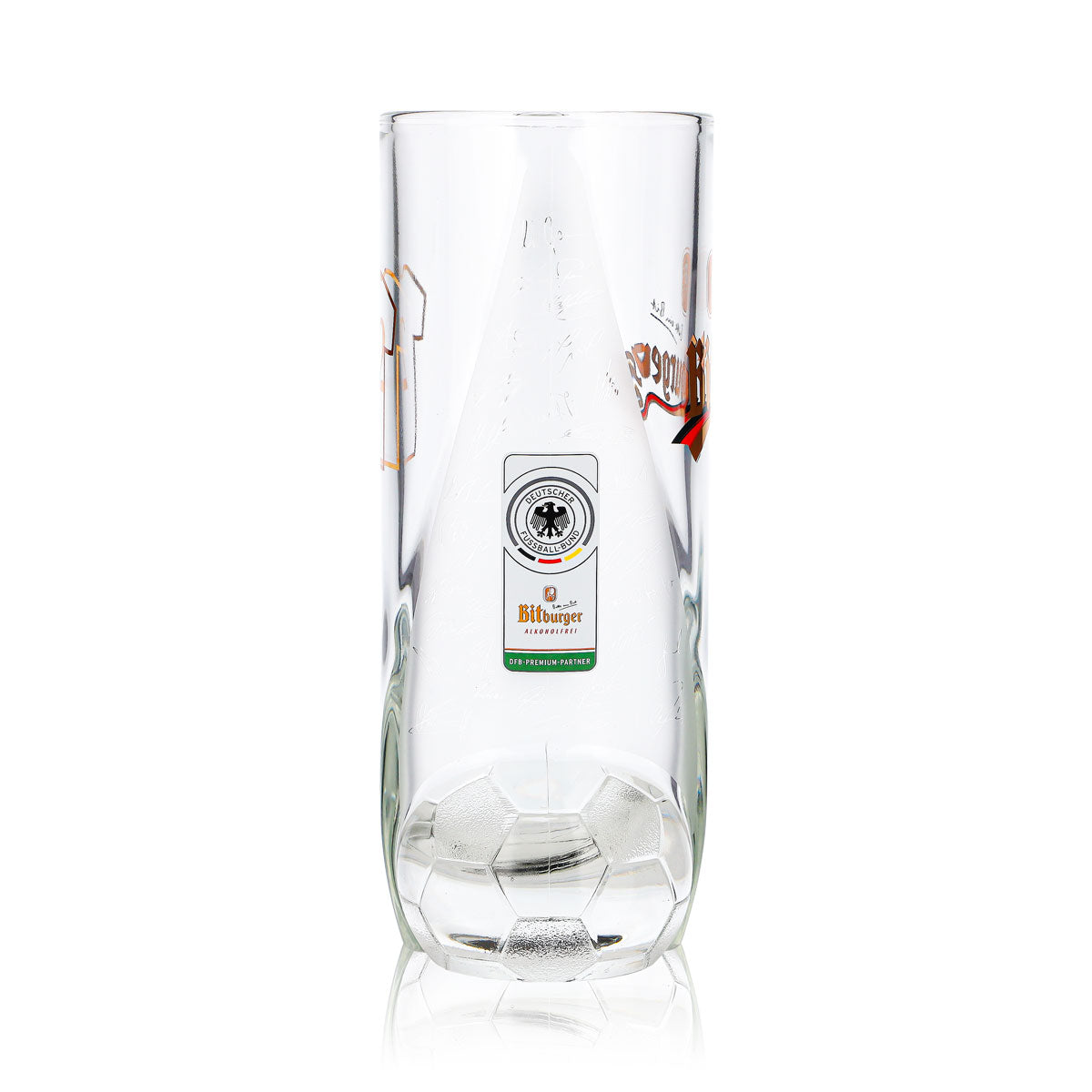 Bitburger Bier Glas 0,4l Krug DFB-Premium Alkoholfrei Trikotnummer 2 – Ansicht 4