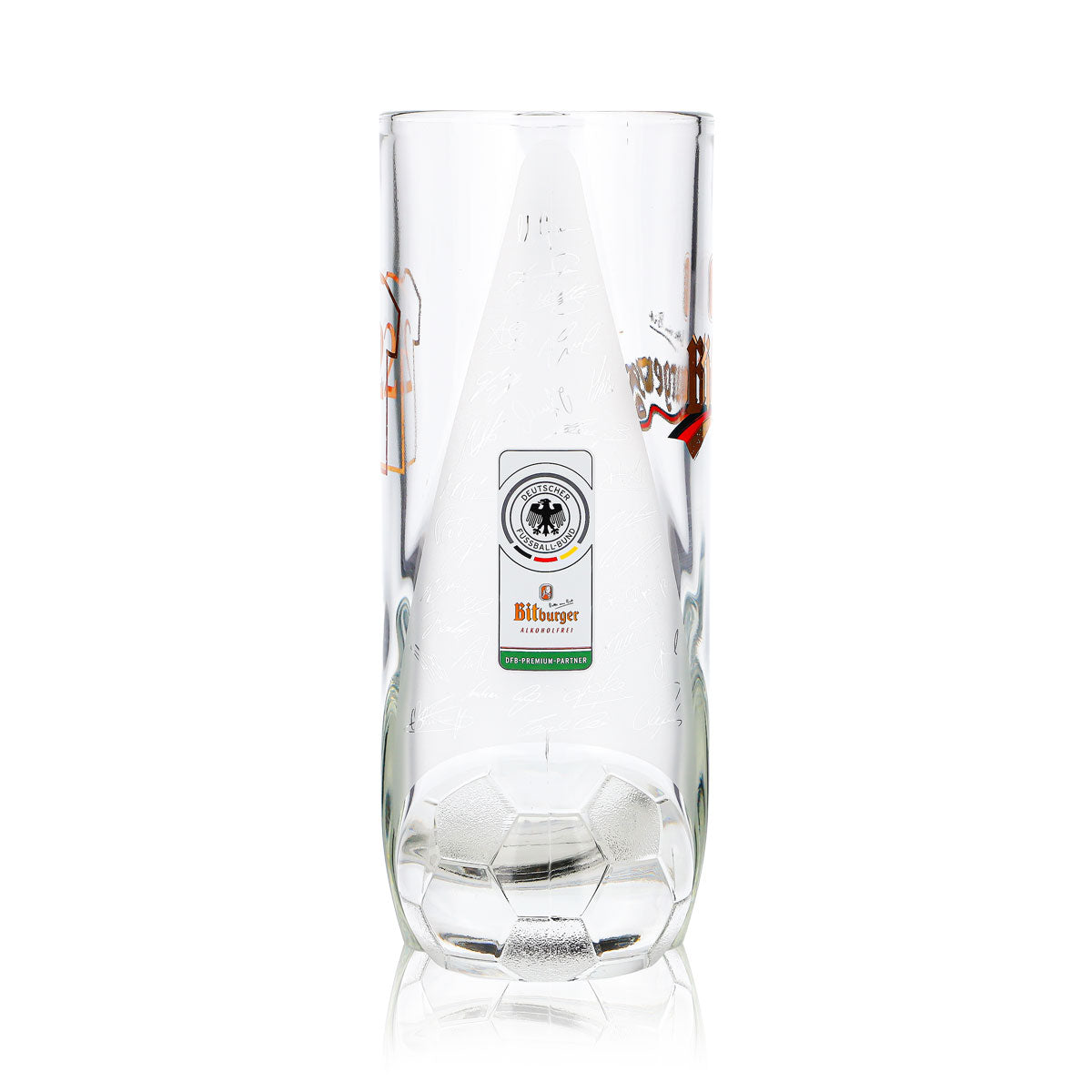 Bitburger Bier Glas 0,4l Krug DFB-Premium Alkoholfrei Trikotnummer 22 – Ansicht 4