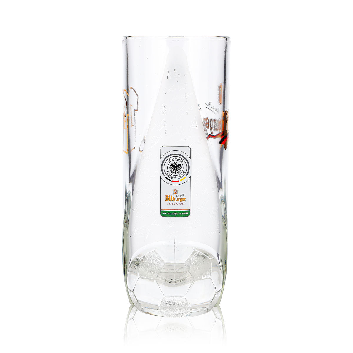 Bitburger Bier Glas 0,4l Krug DFB-Premium Alkoholfrei Trikotnummer 14 – Ansicht 4