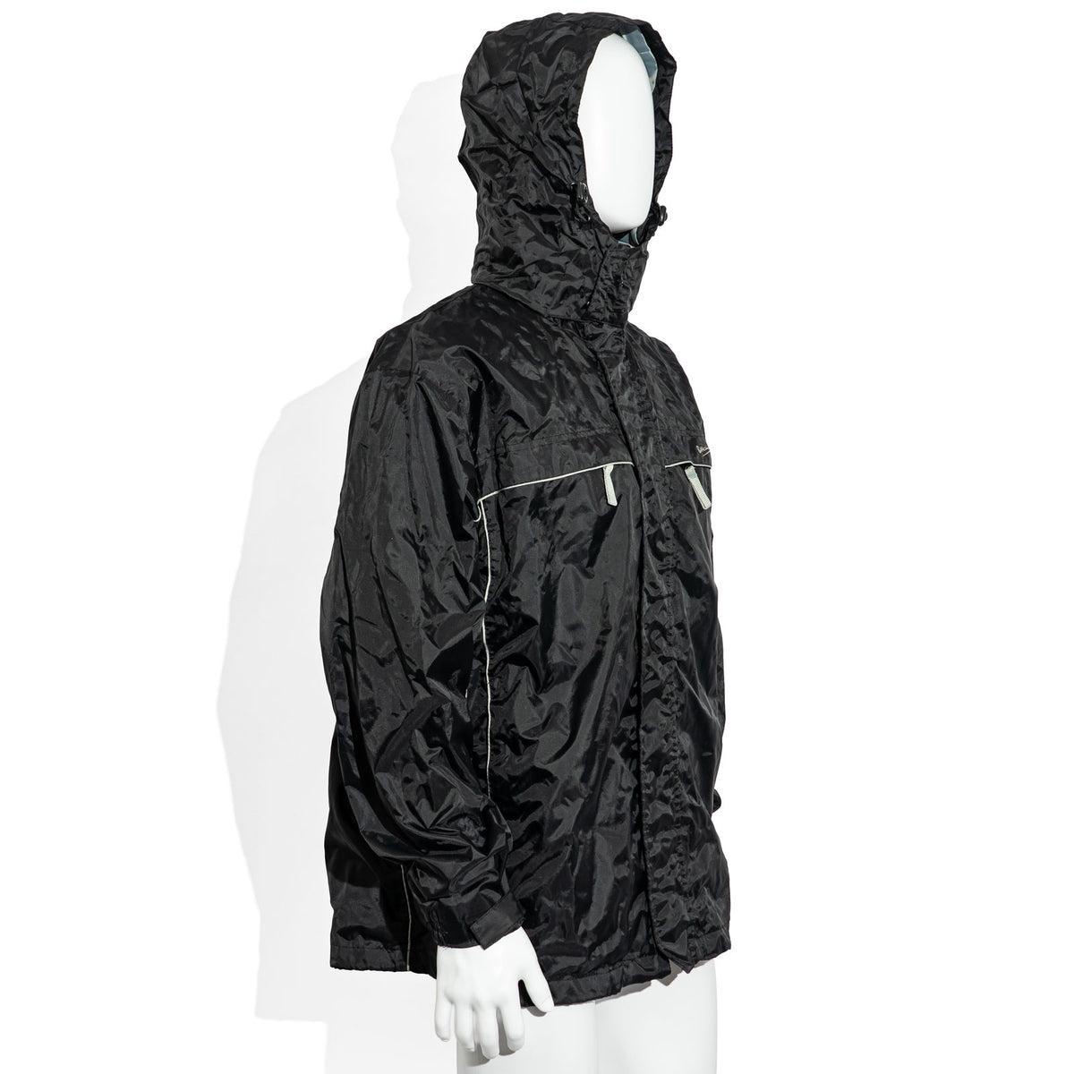 Bitburger Bier Glas Gr,XL Polyester Regenjacke mit Kaputze Jacke Gr.XL schwarz – Ansicht 5
