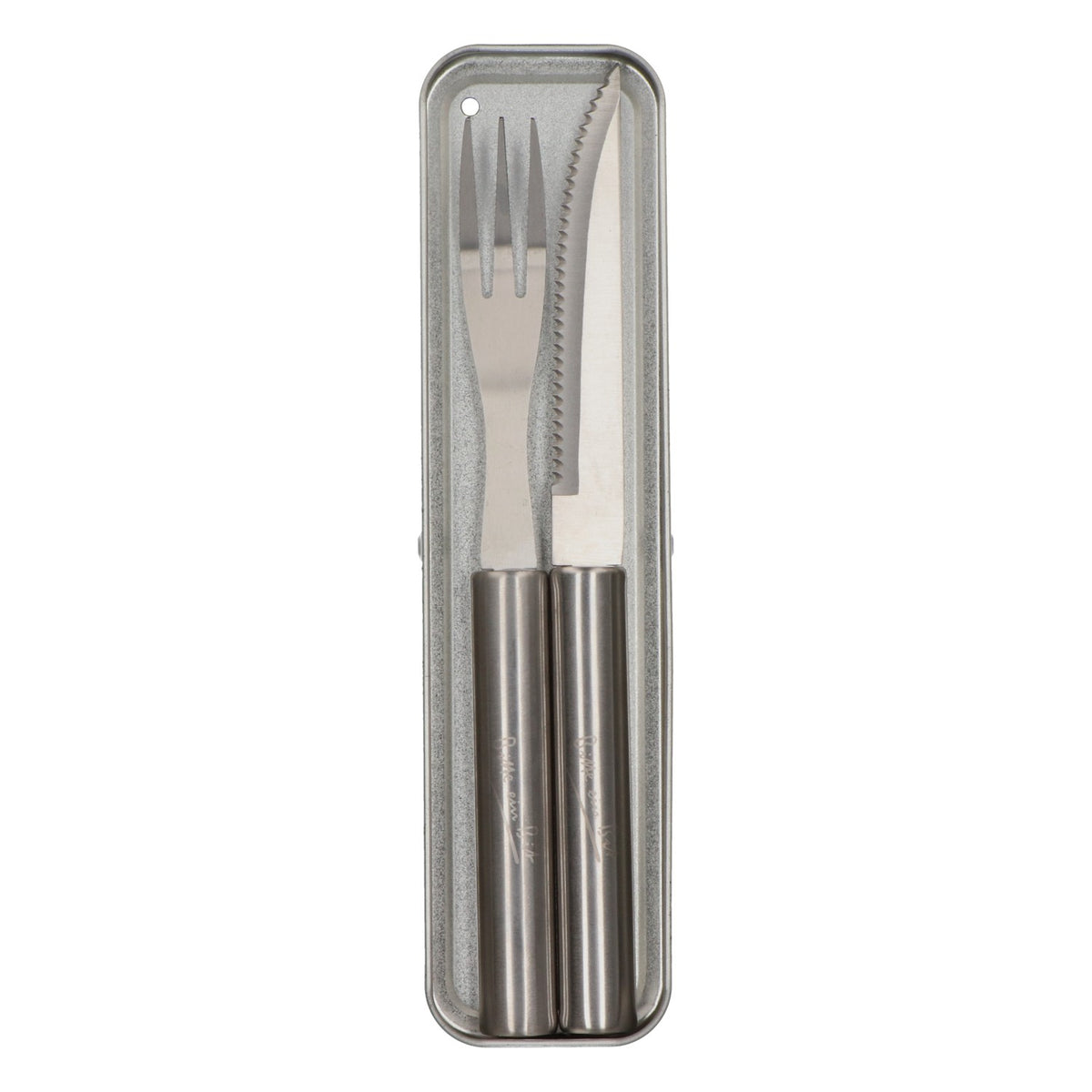 Bitburger Bier Grillbesteck Steakbesteck Messer Gabel Edelstahl – Ansicht 2