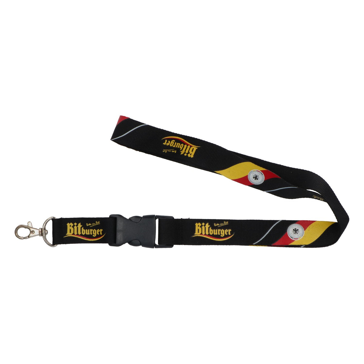 Bitburger Bier Schlüsselband 55cm Lanyard Keyholder "Deutschland"