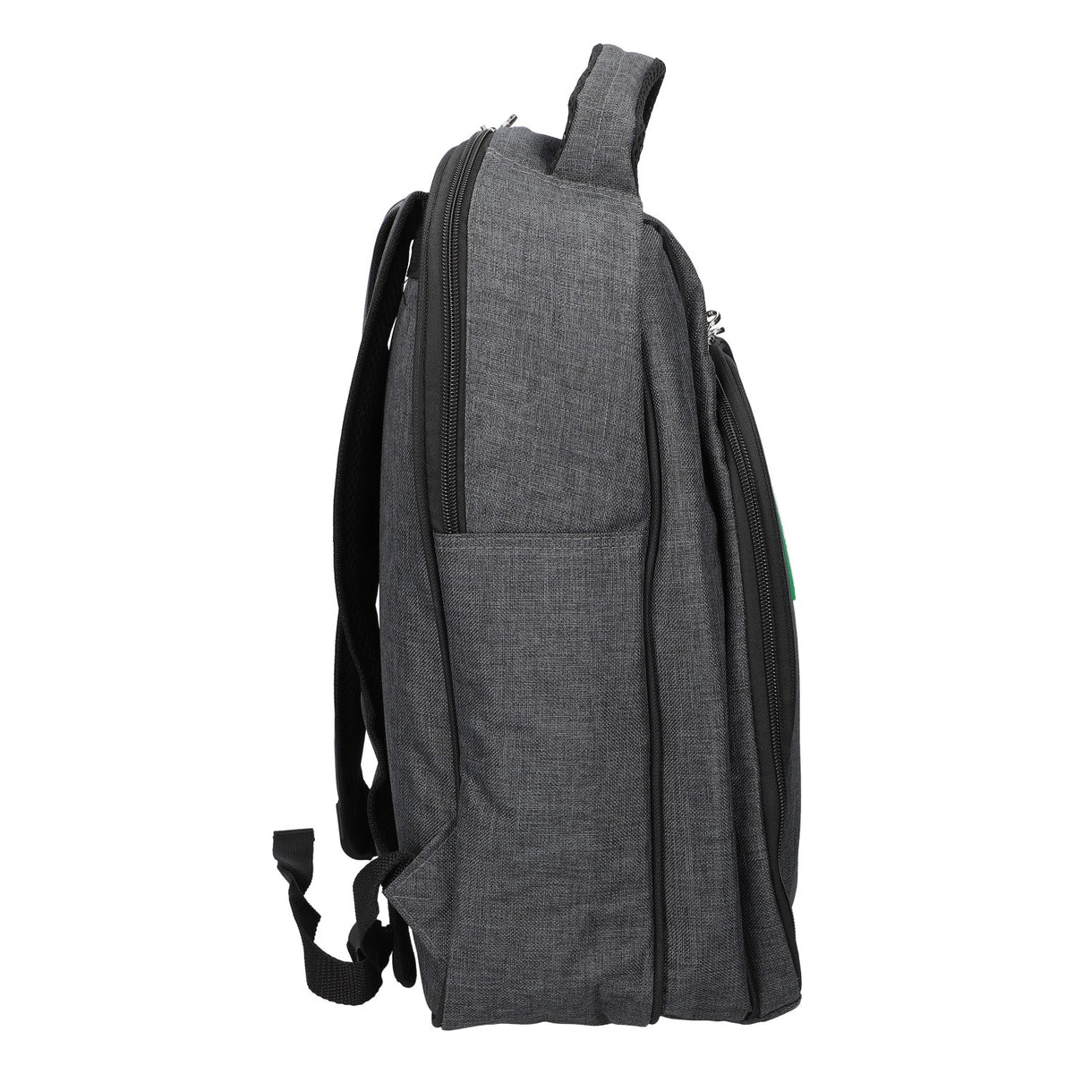 Bitburger Picknick Rucksack BBQ Kühlfach Set mit Decke Teller Besteck grau – Ansicht 3