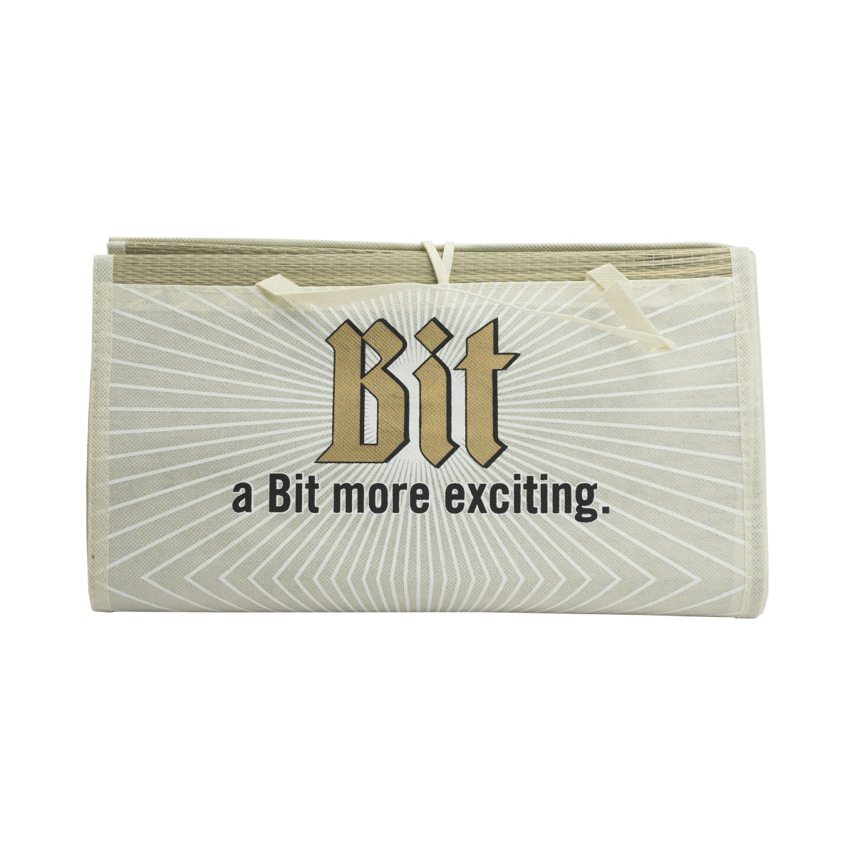Bitburger Strandmatte Strohmatte Picknick Camping Outdoor Park Decke Unterlage