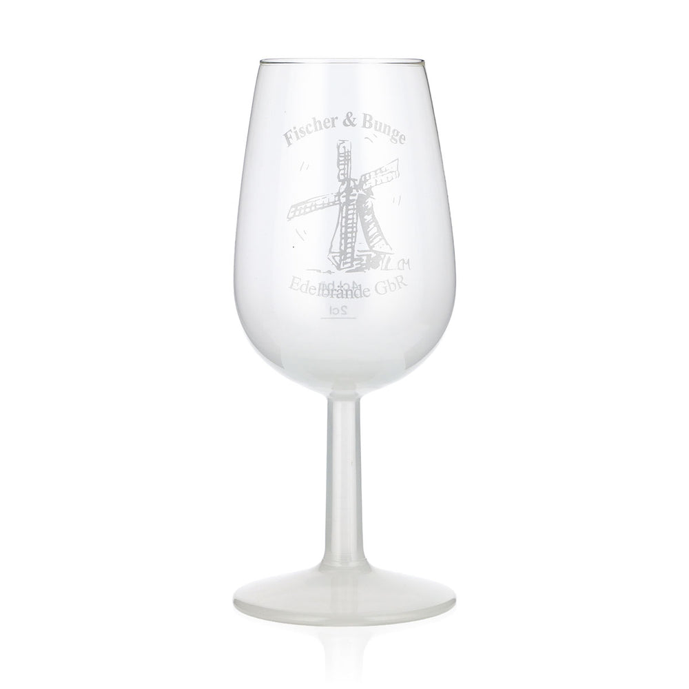 Böckling Schnaps Glas 2cl/4cl Nosing Milchglas Fischer&Bunge Edelbrände